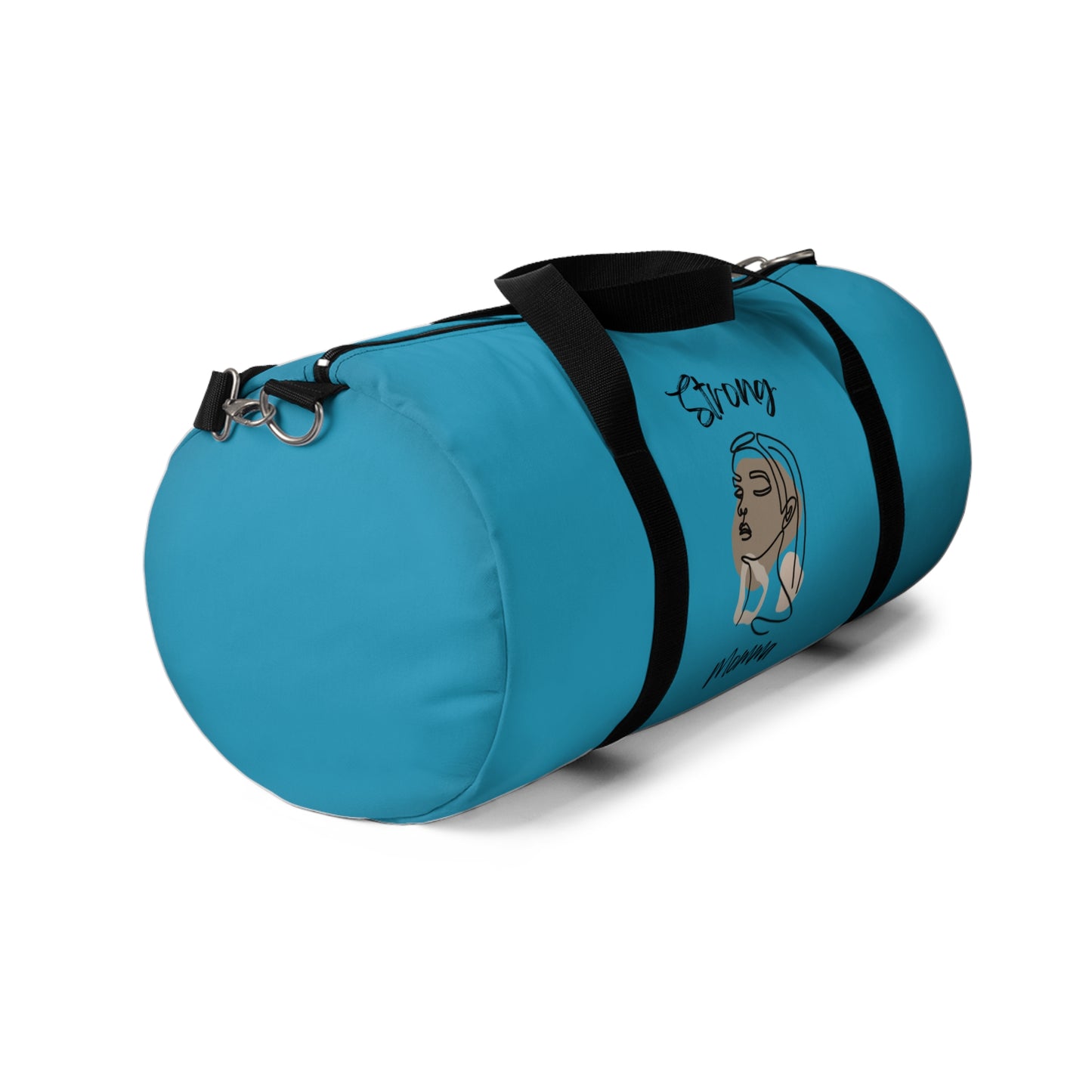 Strong Momma (BL) Duffel Bag TURQUOISE