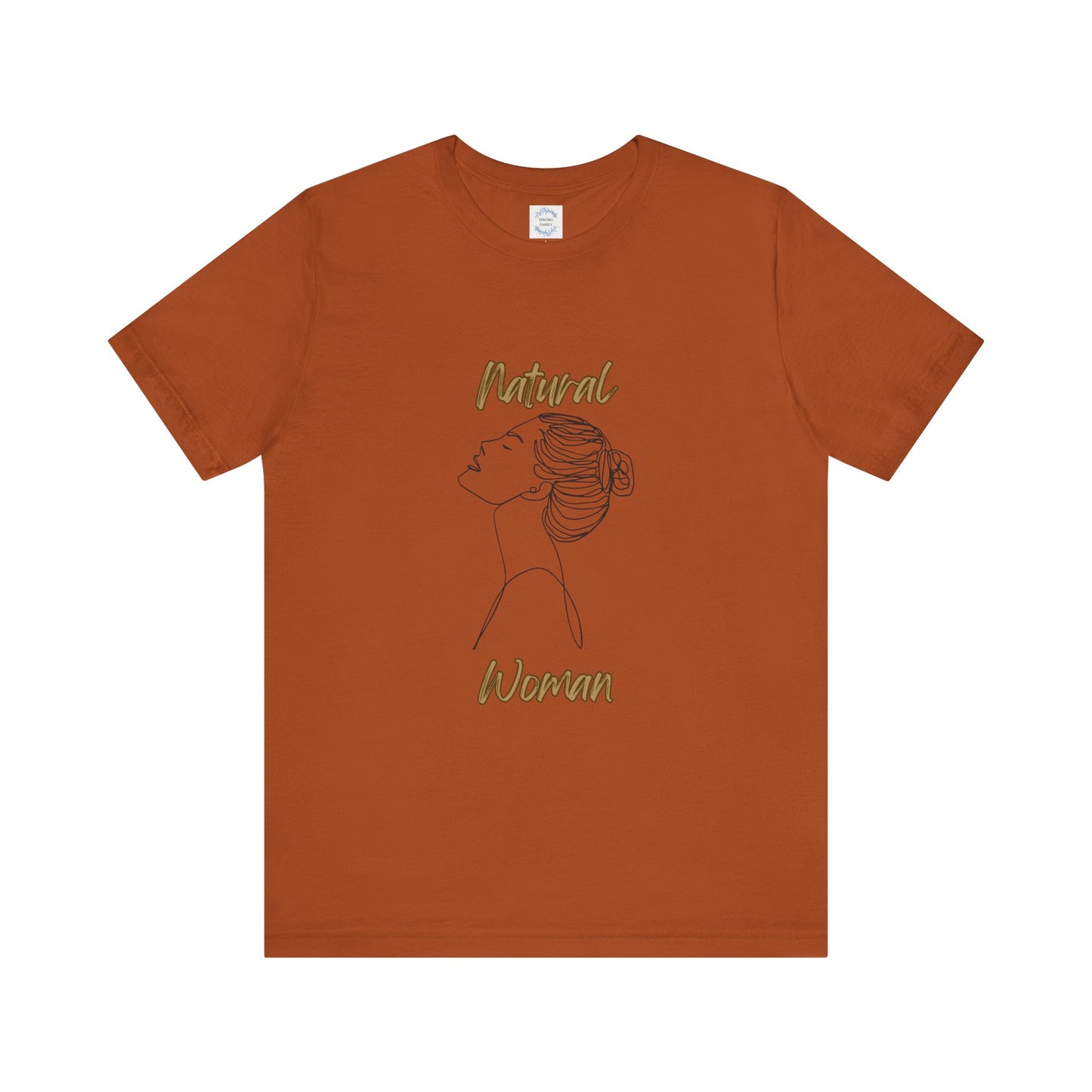 Natural Woman Wet Bun (BL) Short Sleeve T-Shirt