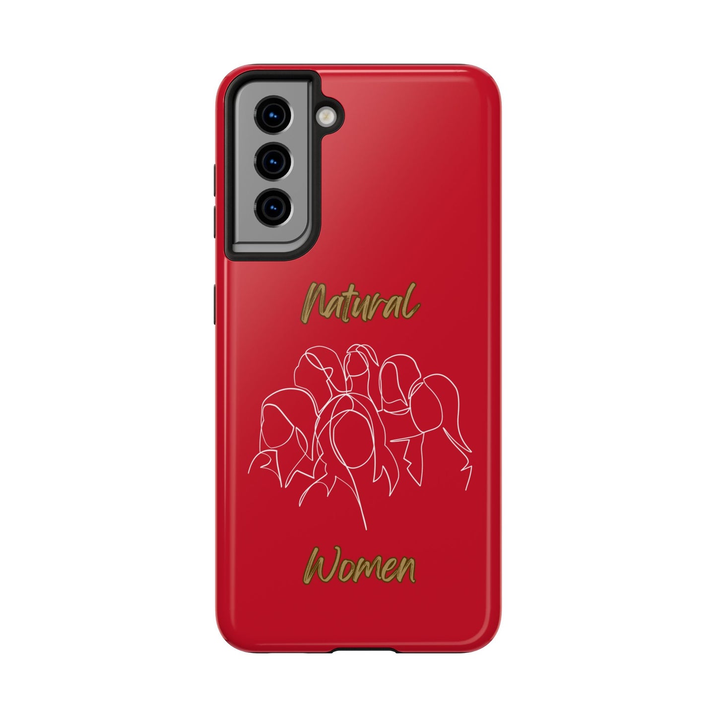 Natural Women Professionals (WL)Tough Phone Cases DARK RED
