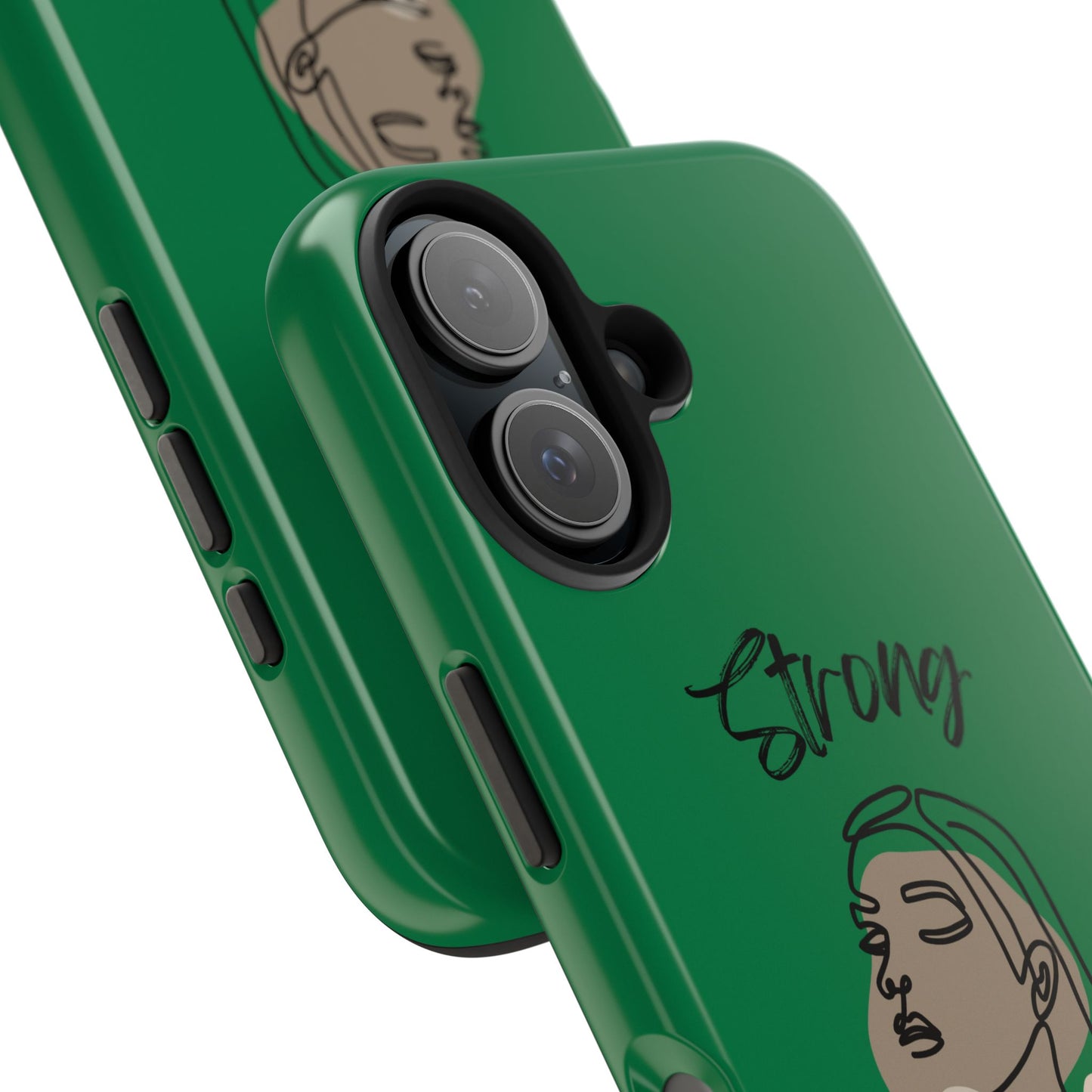 STRONG MOMMA Samsung Galaxy Tough Phone Cases (BL) Dark Green