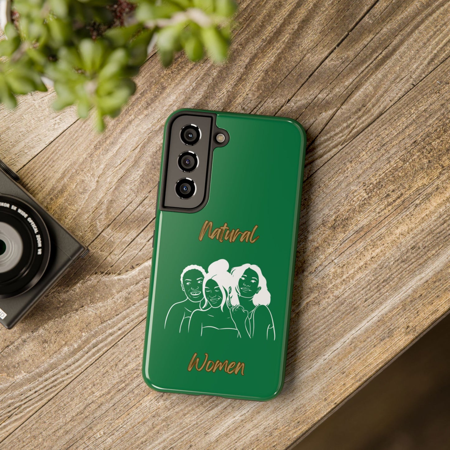 Natural Women Laughing Friends (WL)Tough Phone Cases DARK GREEN