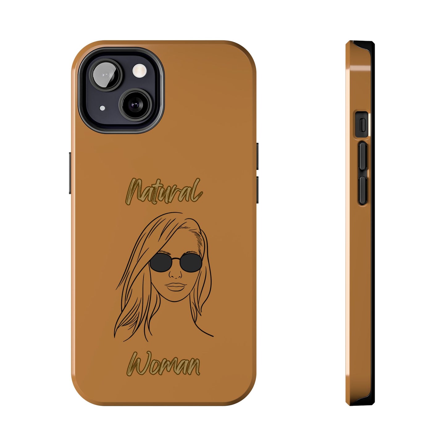 Natural Woman Shades (BL)Tough Phone Cases LIGHT BROWN