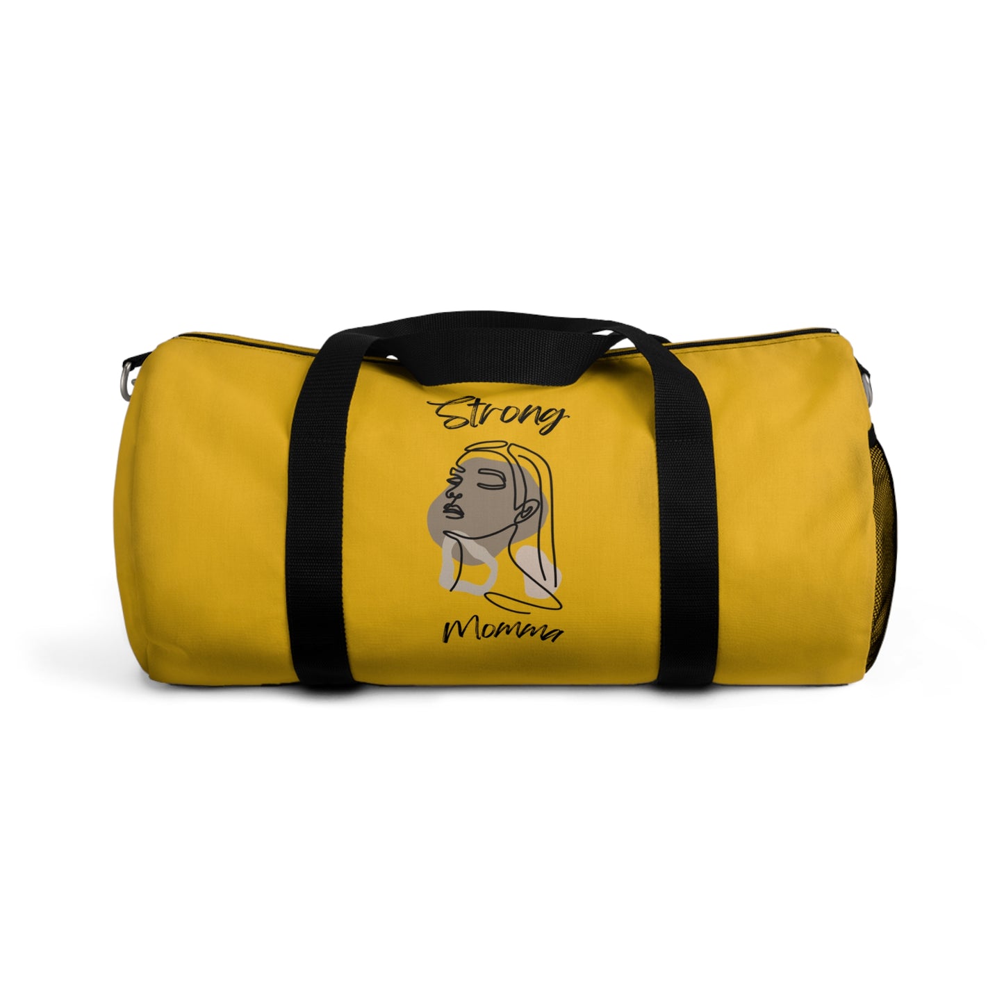 Strong Momma (BL) Duffel Bag YELLOW