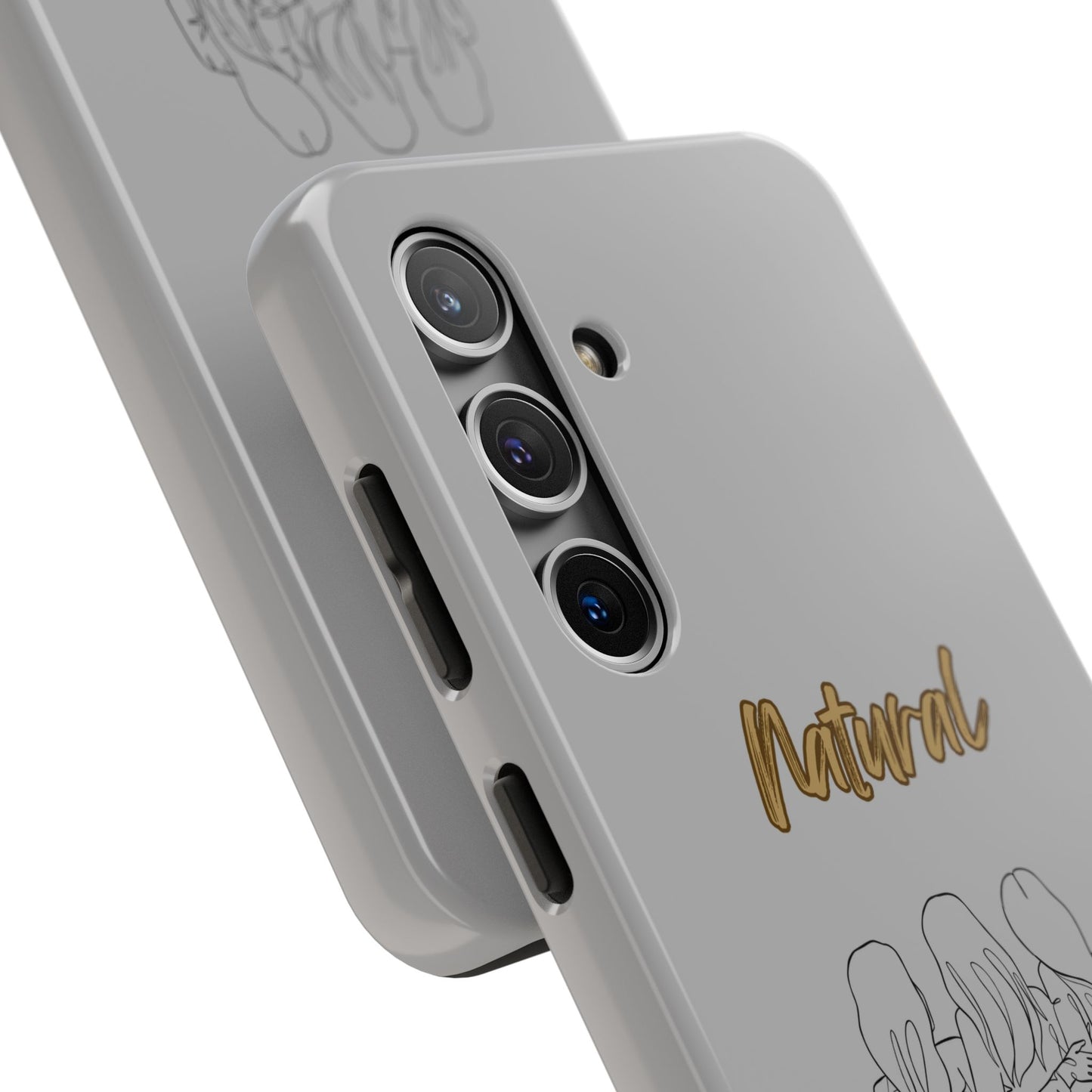 Natural Woman Loving Friends (BL)Tough Phone Cases LIGHT GREY