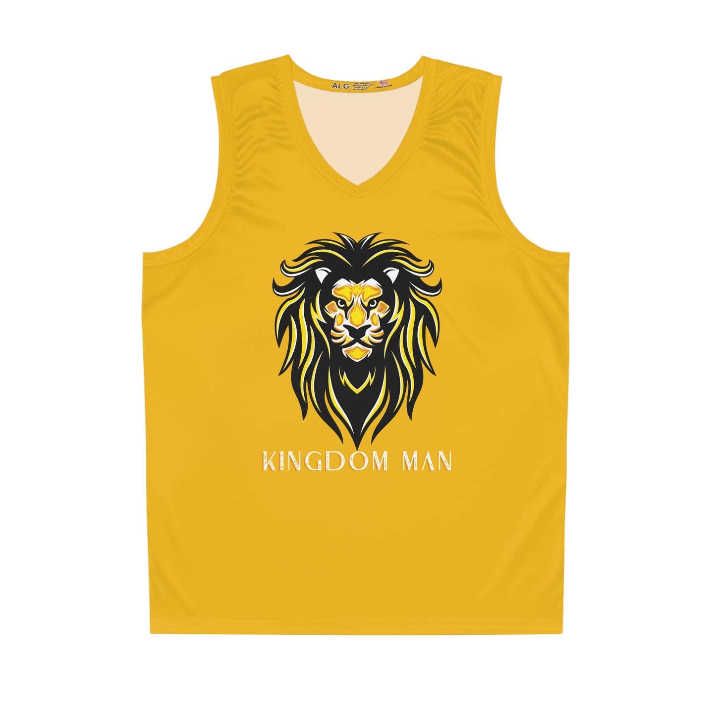 Kingdom Man (Gold) Basketball Jersey YELLOW