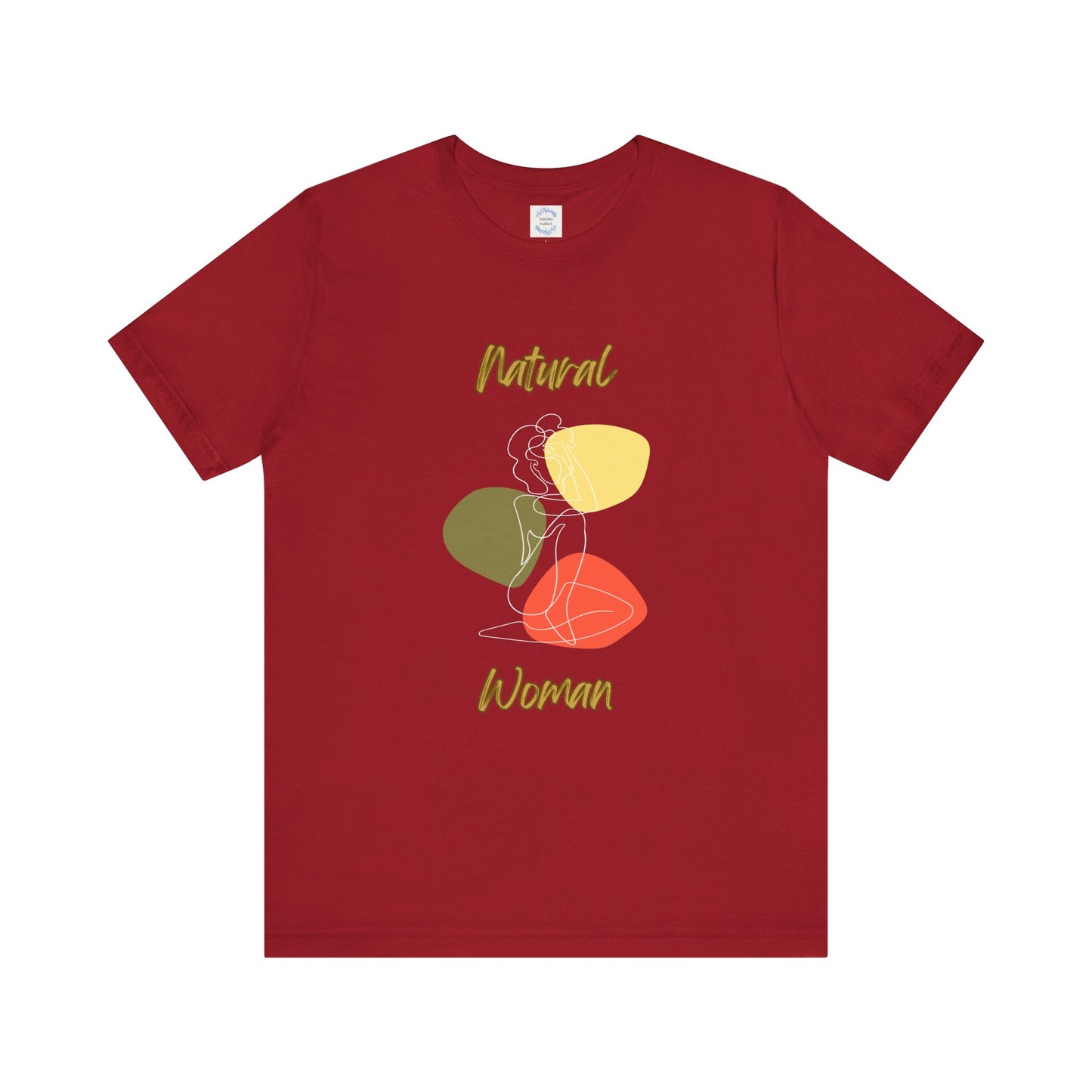 Natural Woman Colorful Pose (WL) Short Sleeve T-Shirt