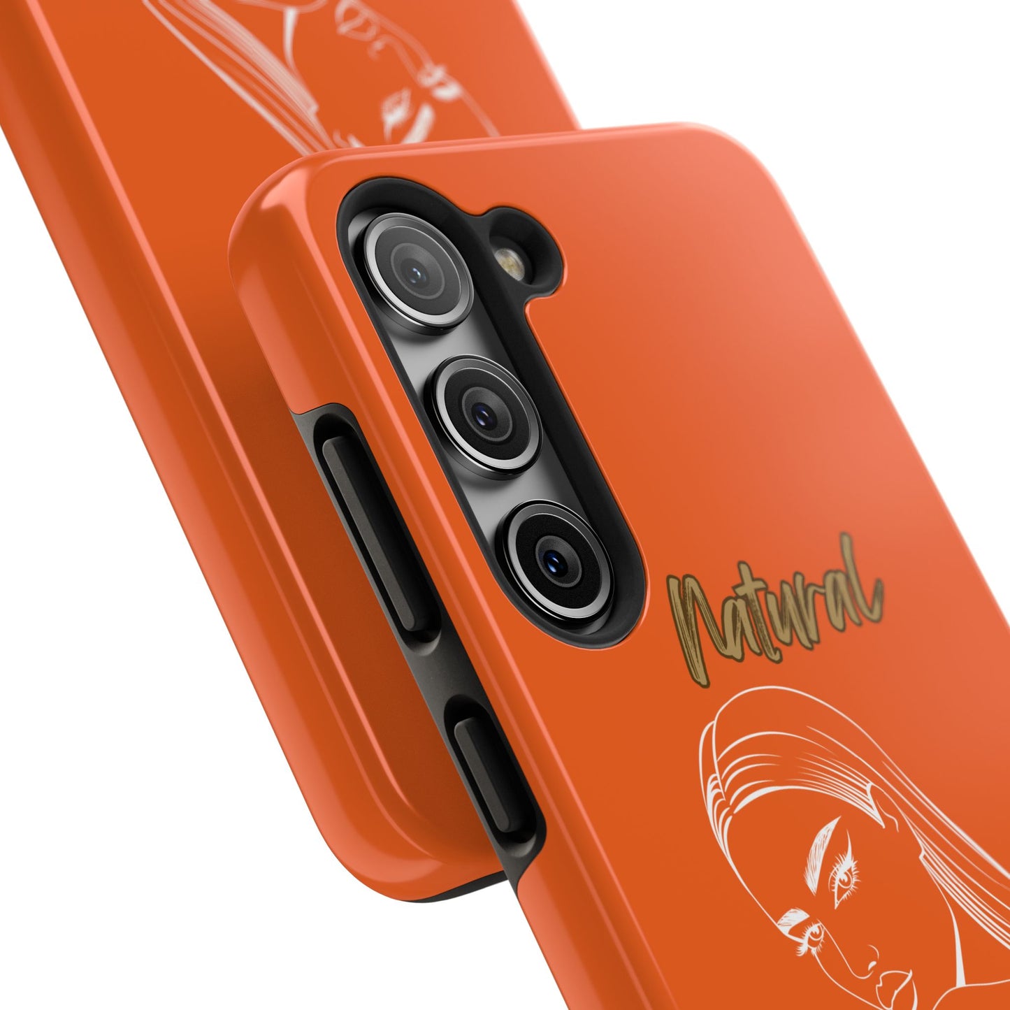 Natural Woman The Stare (WL) Tough Phone Cases ORANGE