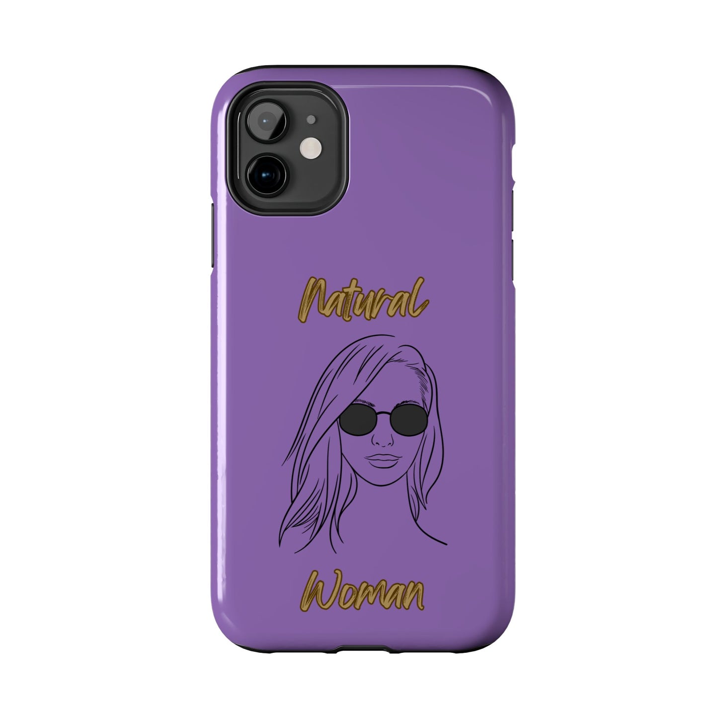 Natural Woman Shades (BL)Tough Phone Cases LIGHT PURPLE