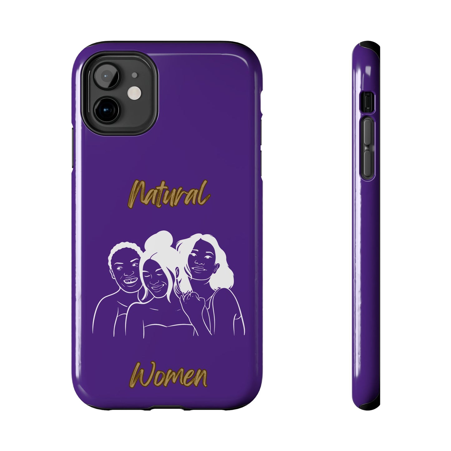 Natural Women Laughing Friends (WL)Tough Phone Cases PURPLE