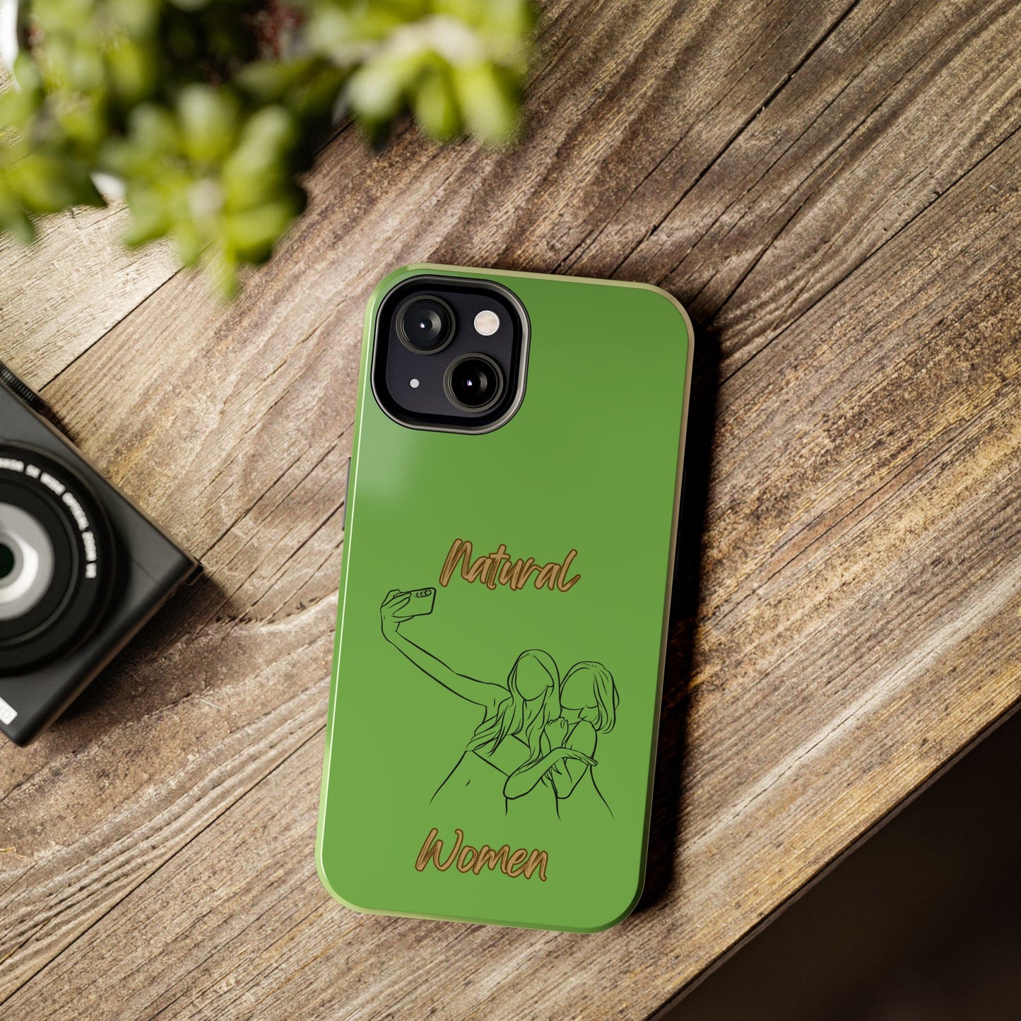 Natural Woman Friends Selfie (BL)Tough Phone Cases GREEN