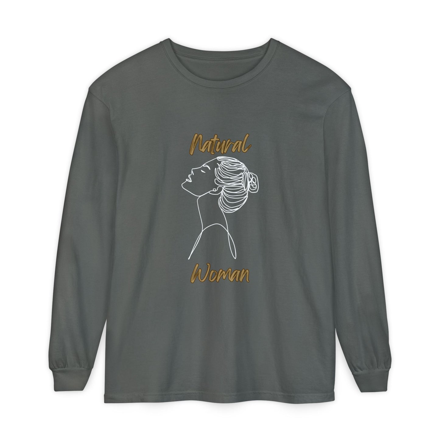 Natural Woman Wet Bun (WL) Long Sleeve T-Shirt