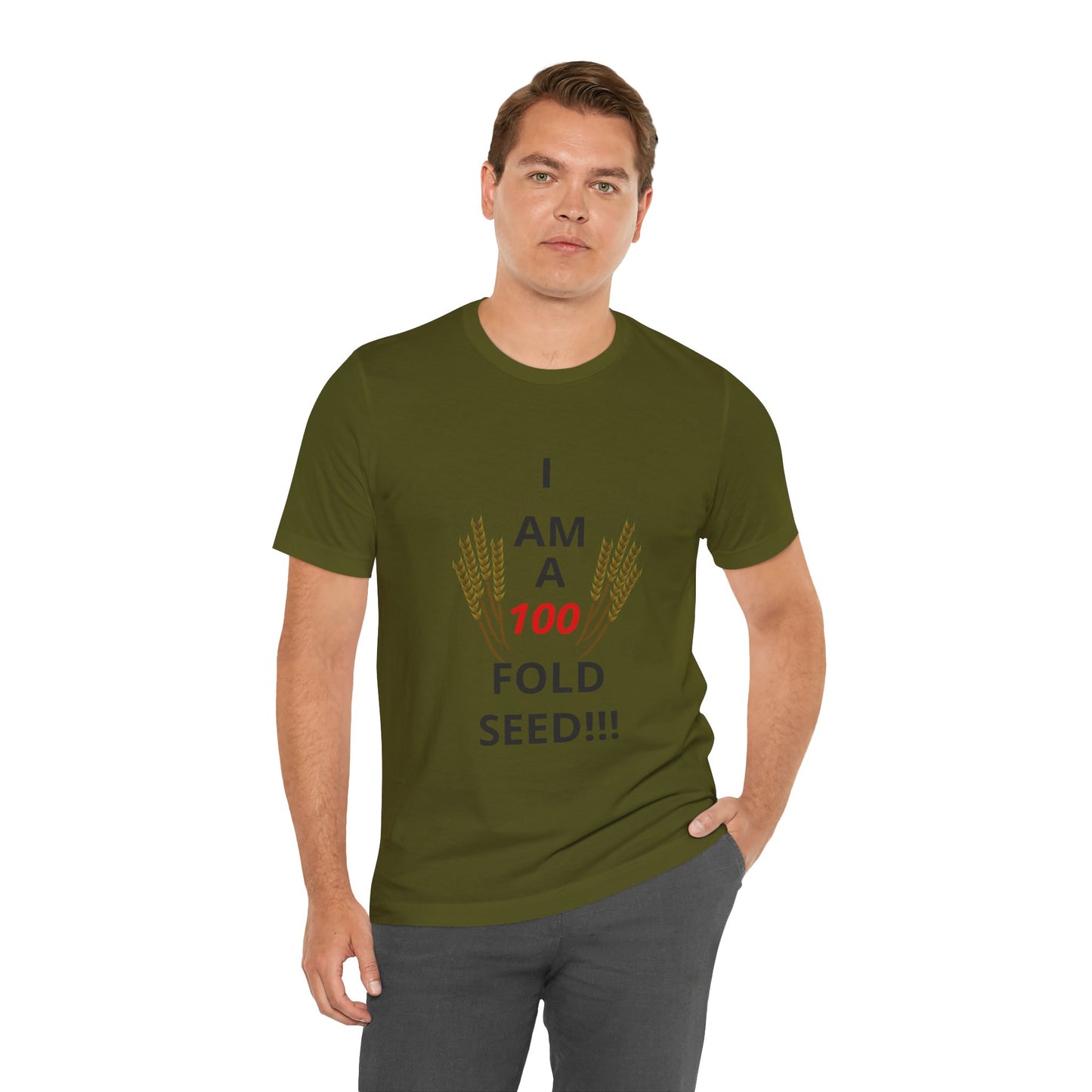 100 Fold Seed (BL)Unisex Jersey Short Sleeve T-Shirt