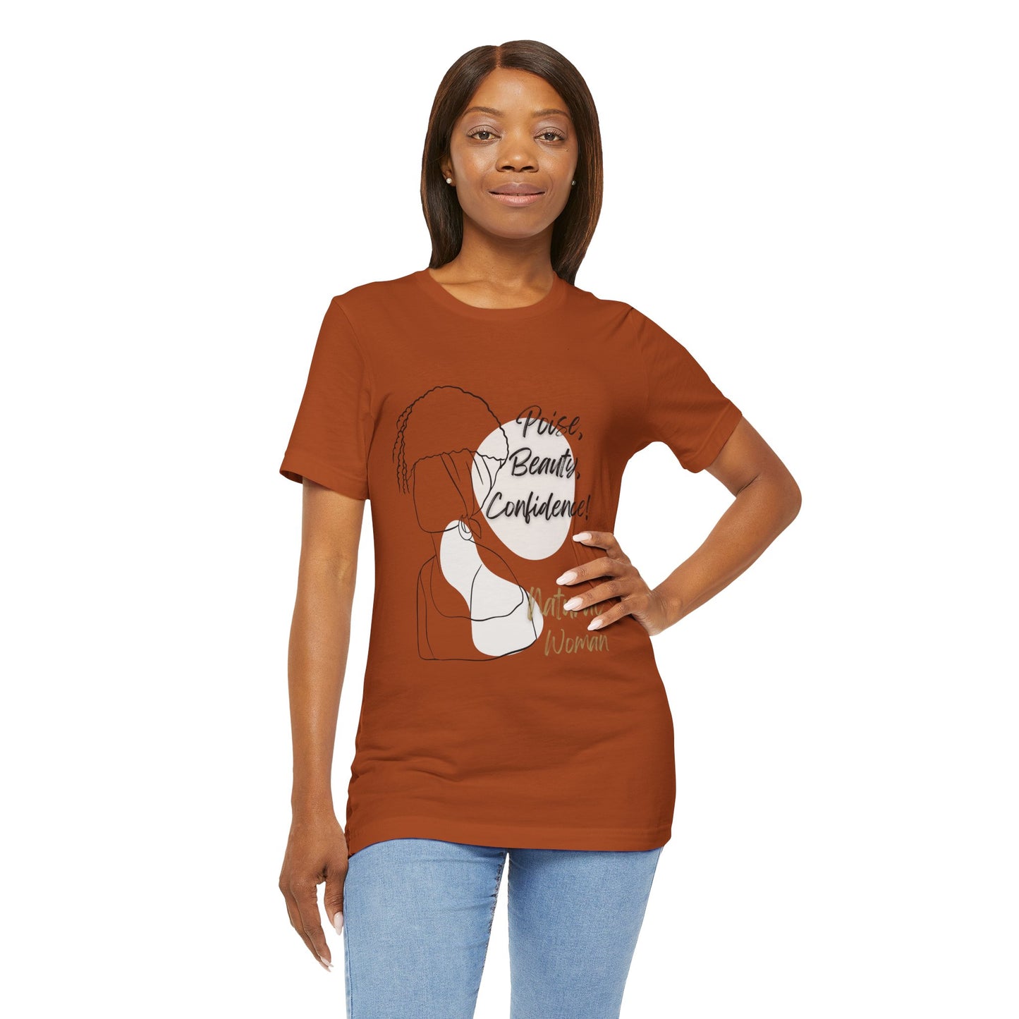Natural Woman Puff (BL) Short Sleeve T-Shirt