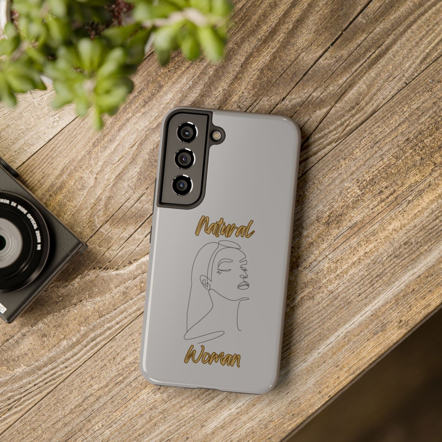 Natural Woman Calm (BL) Tough Phone Cases LIGHT GREY