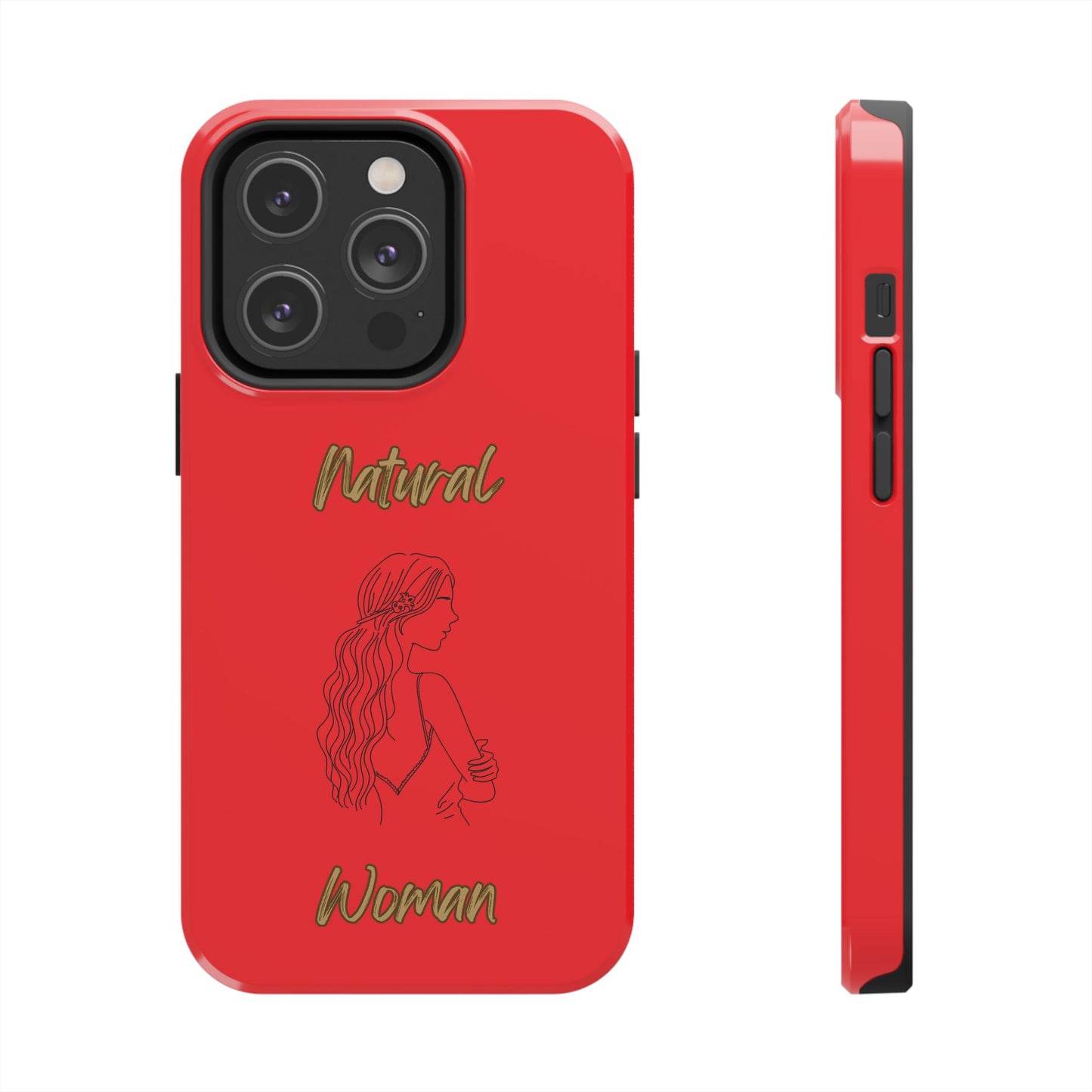 Natural Woman Young Woman (BL)Tough Phone Cases RED