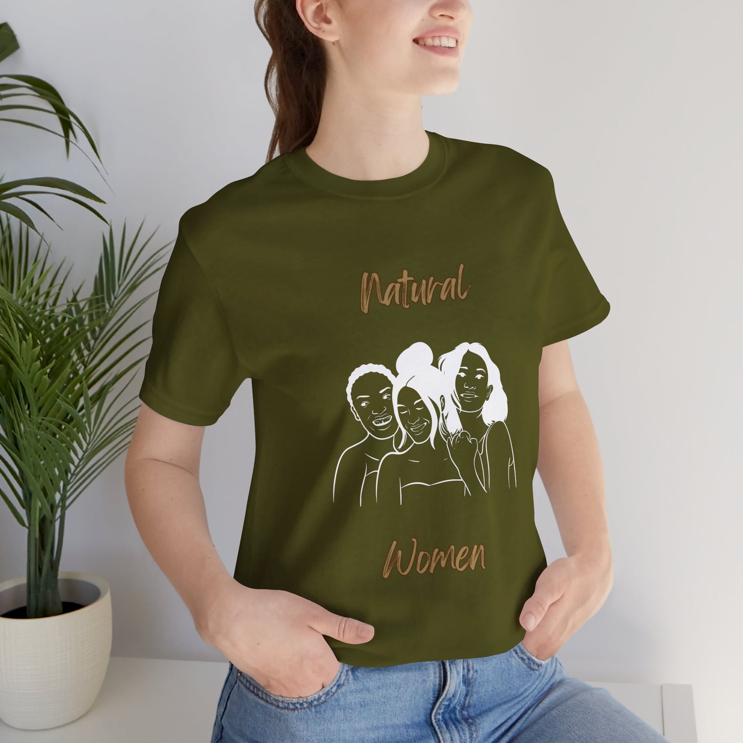 Natural Woman Laughing Friends (WL) Short Sleeve T-Shirt
