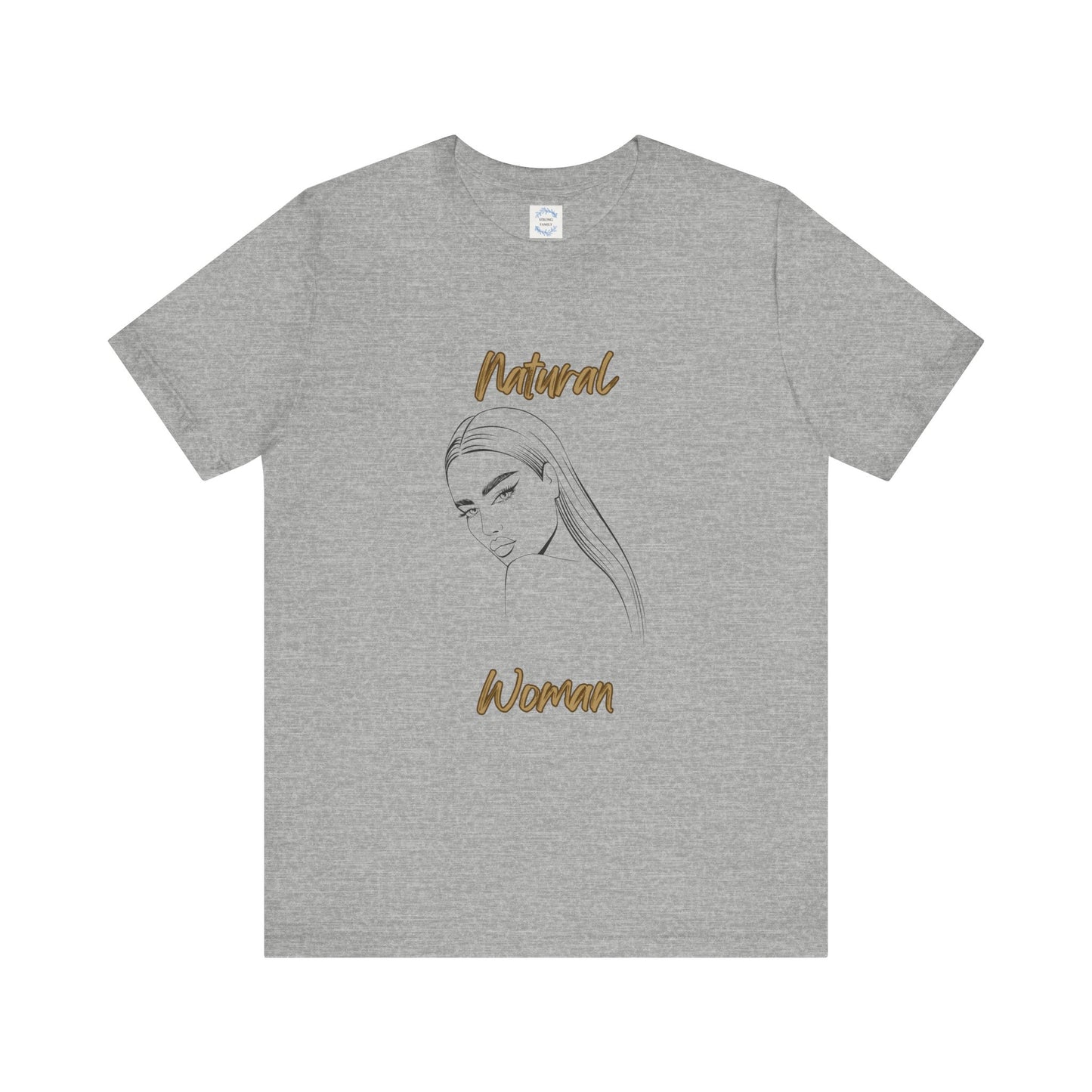 Natural Woman The Stare (BL) Short Sleeve T-Shirt