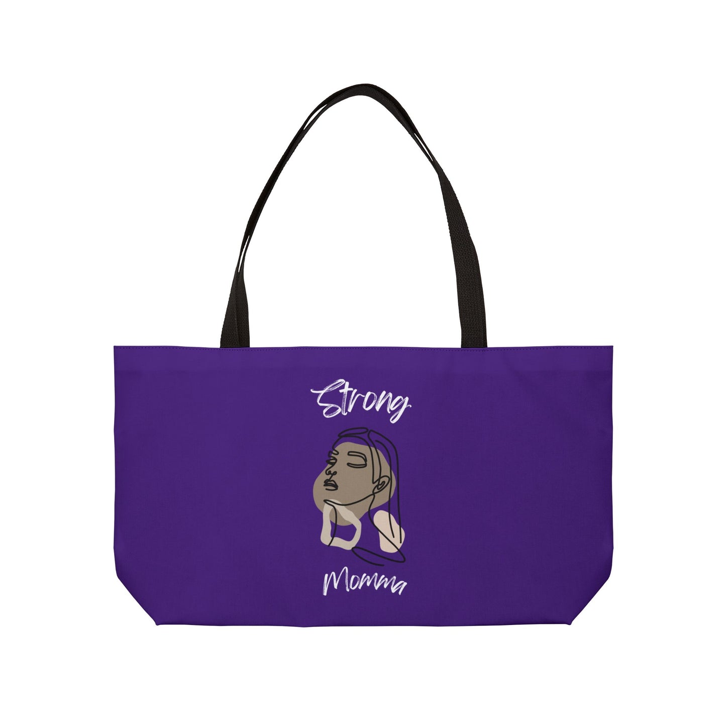Strong Momma (WL) Weekender Tote Bag LIGHT PURPLE