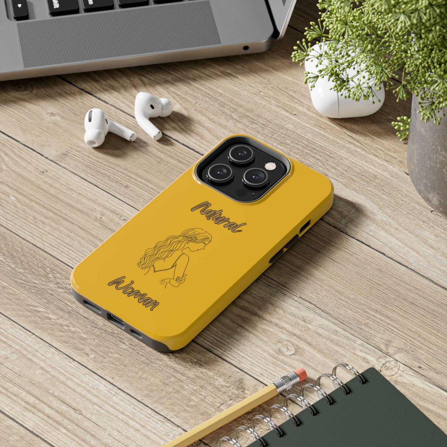 Natural Woman Young Woman (BL)Tough Phone Cases YELLOW