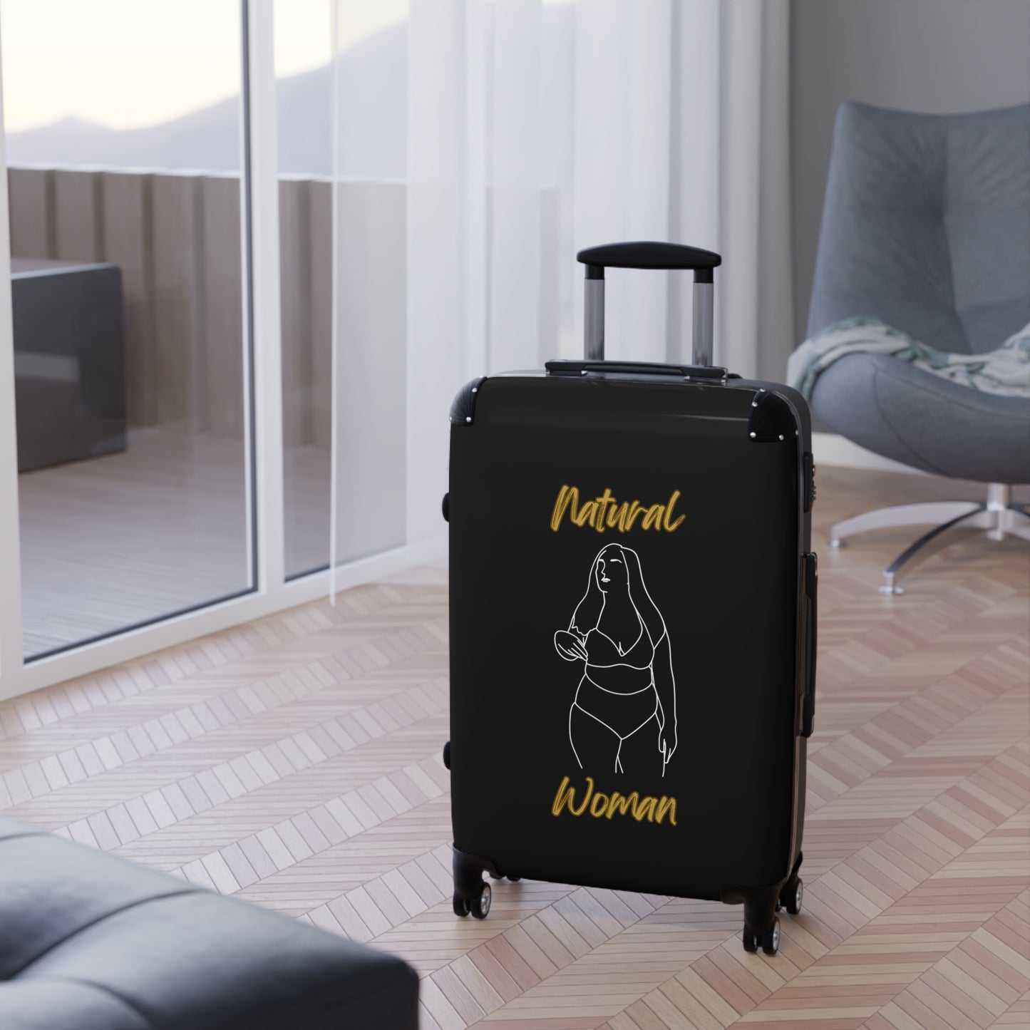 Natural Woman Full Beauty (WL) Suitcase BLACK