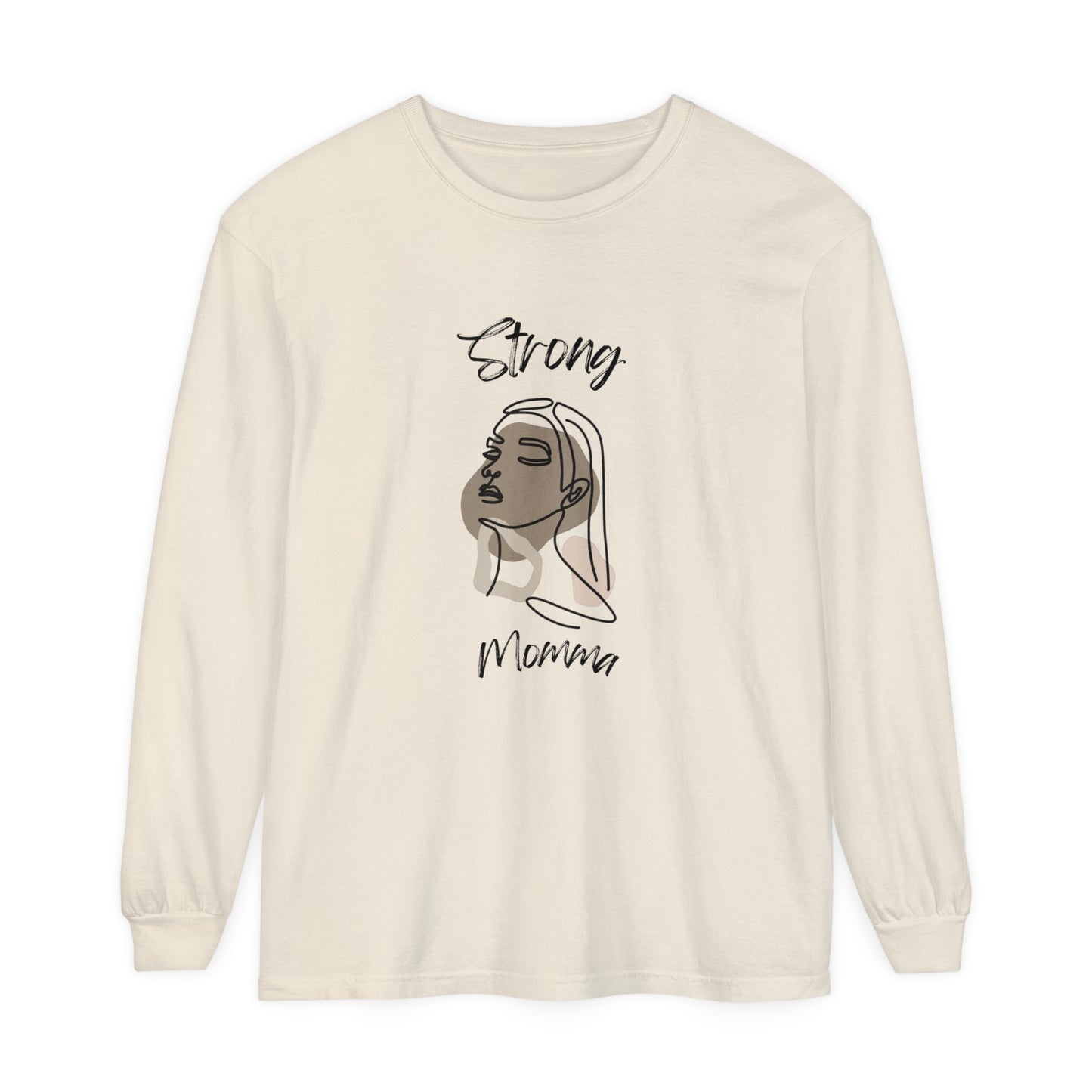 Strong Momma Long Sleeve T-Shirt (BL)