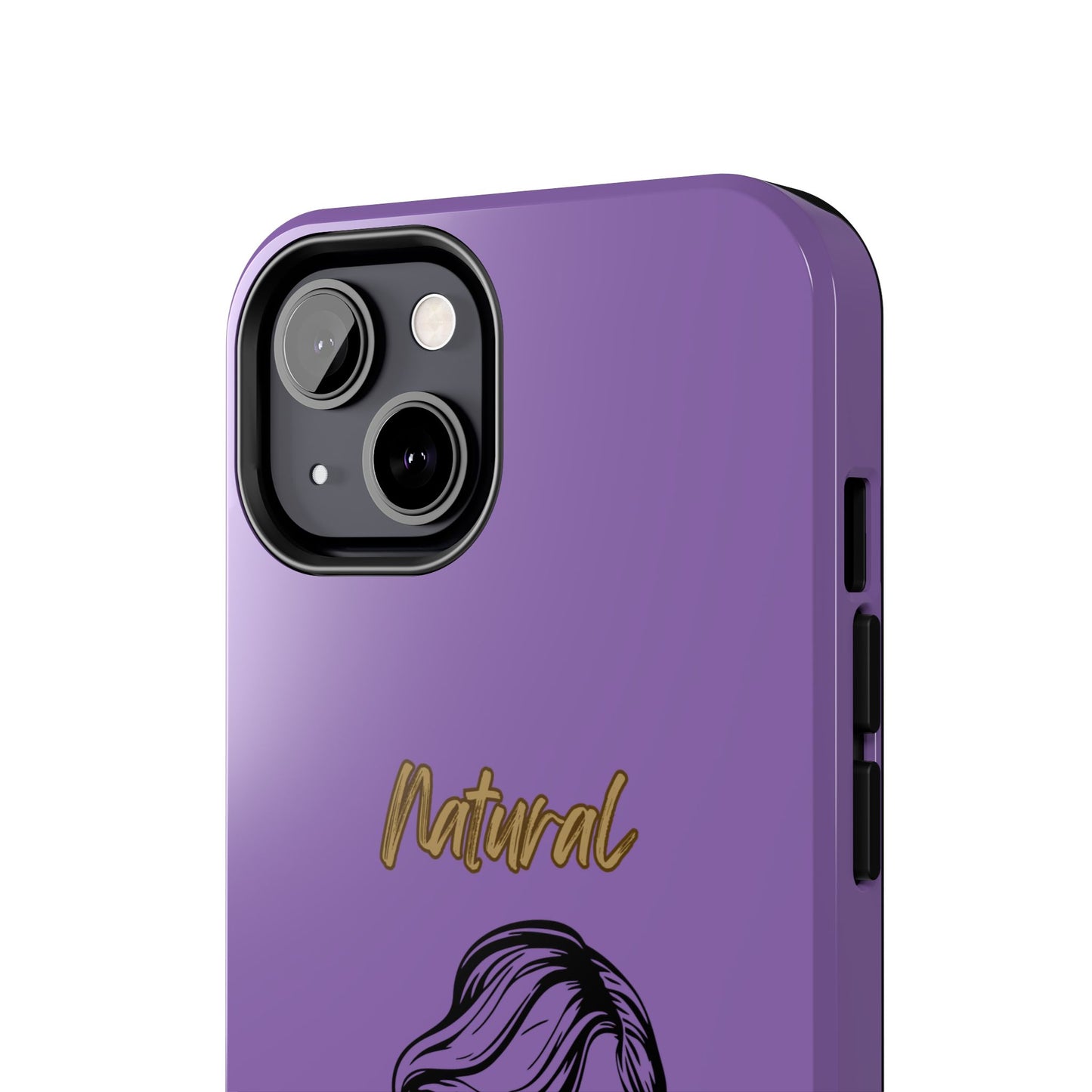 Natural Woman Long Curl (BL)Tough Phone Cases LIGHT PURPLE