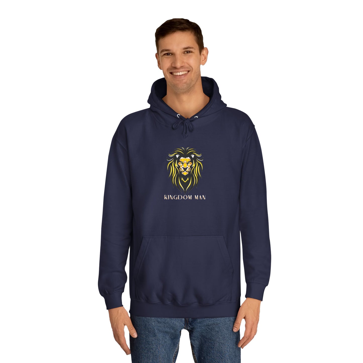 Kingdom Man (White/Gold) Hoodies