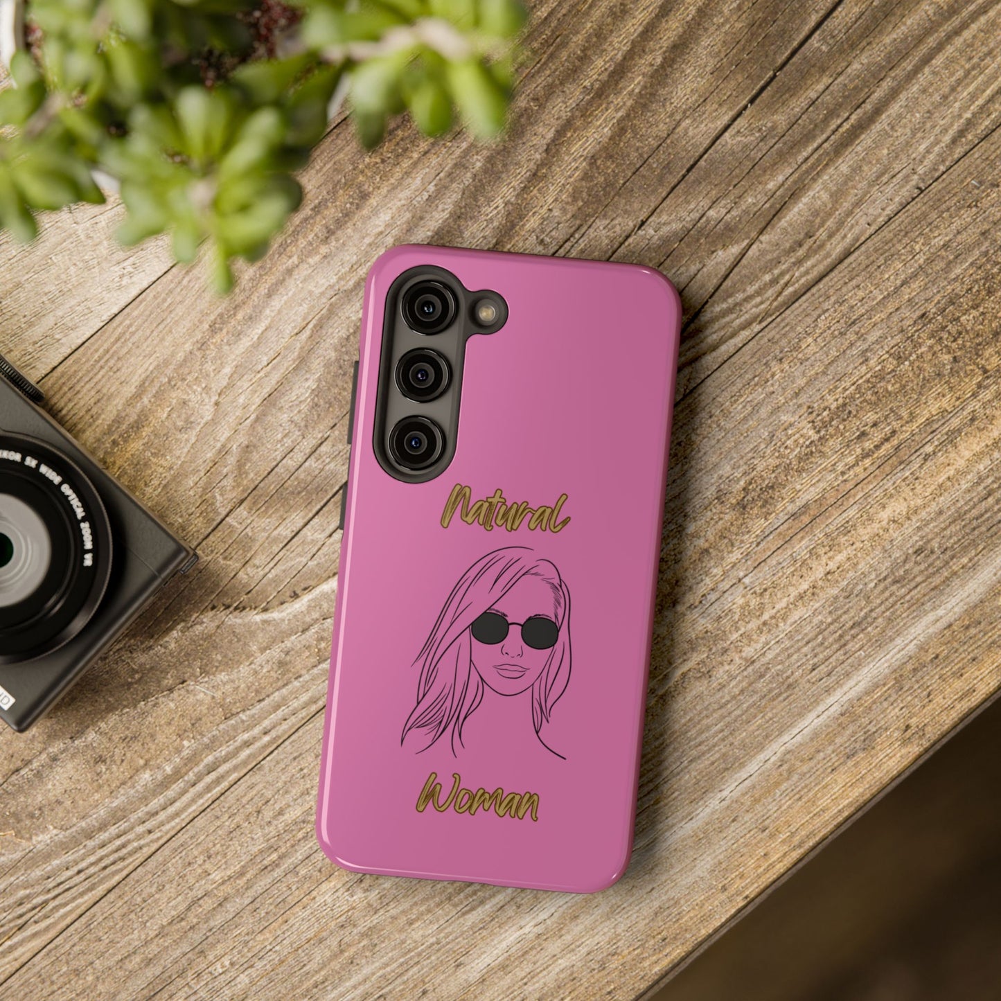 Natural Woman Shades (BL)Tough Phone Cases LIGHT PINK
