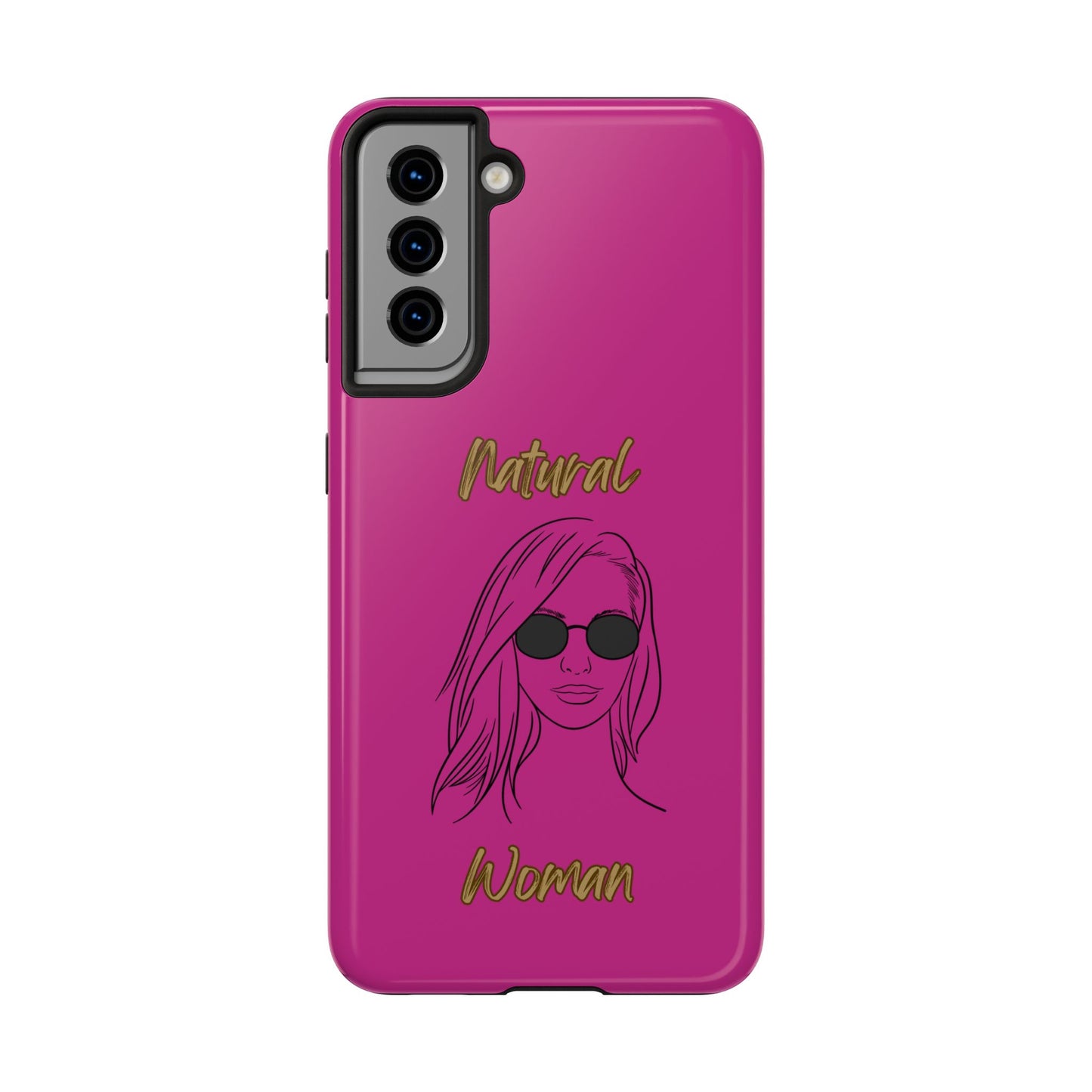 Natural Woman Shades (BL)Tough Phone Cases PINK