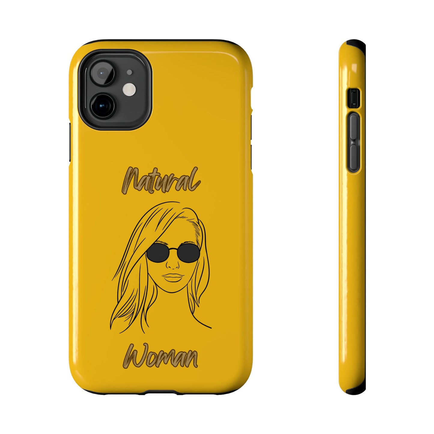 Natural Woman Shades (BL)Tough Phone Cases YELLOW