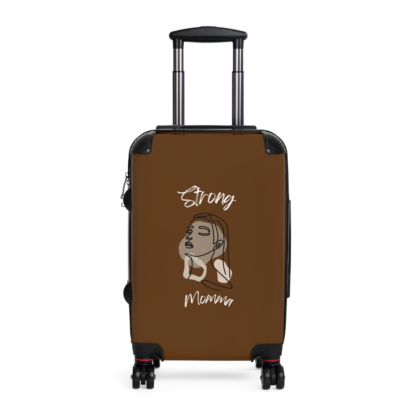 Strong Momma (WL) Luggage Bags BROWN