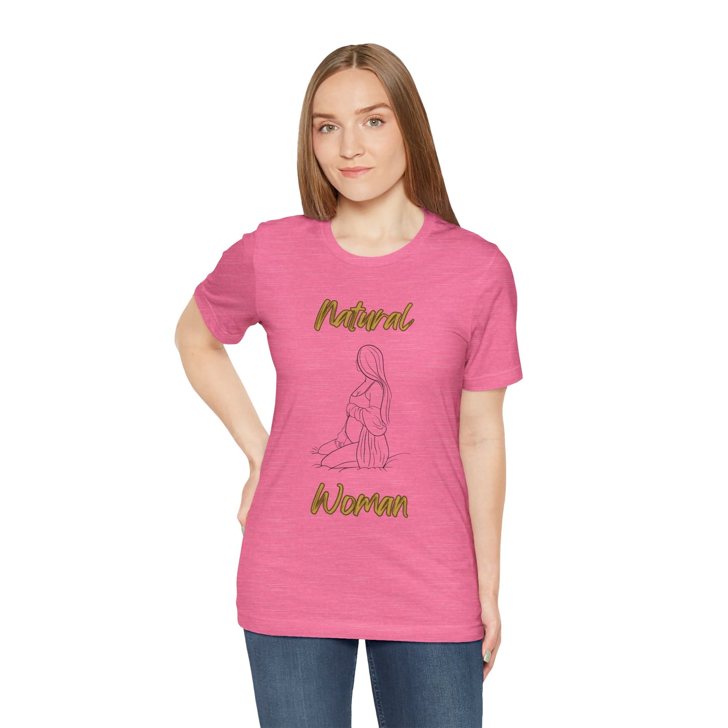 Natural Woman Expecting (BL) Short Sleeve T-Shirt