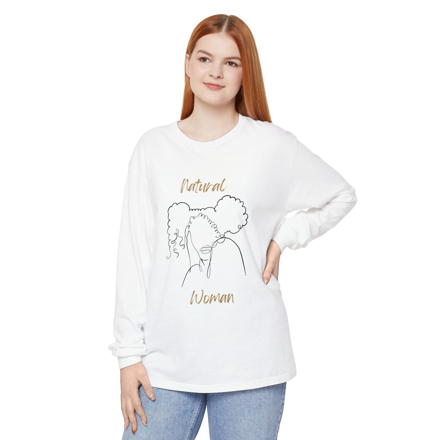 Natural Woman Twin Puffs (BL) Long Sleeve T-Shirt