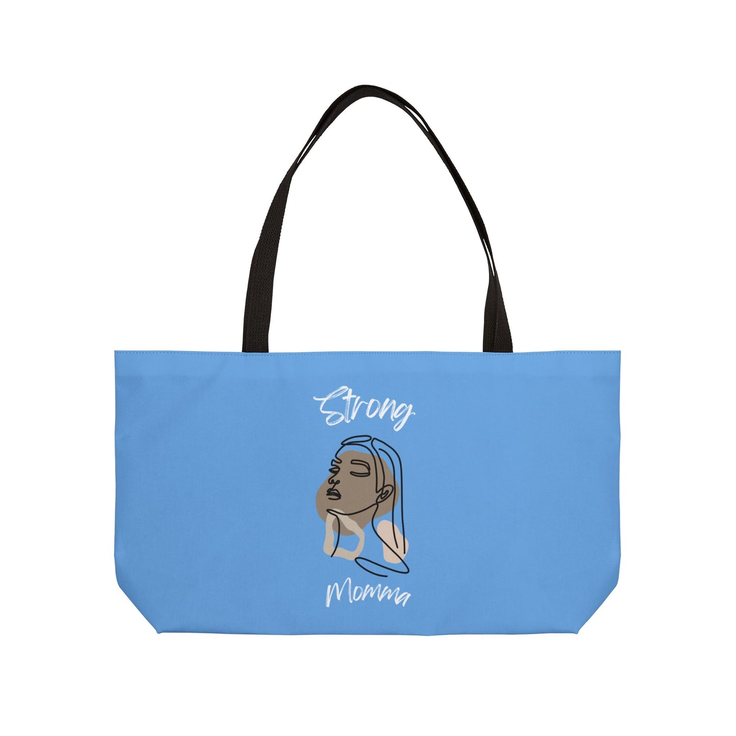 Strong Momma (WL) Weekender Tote Bag LIGHT BLUE