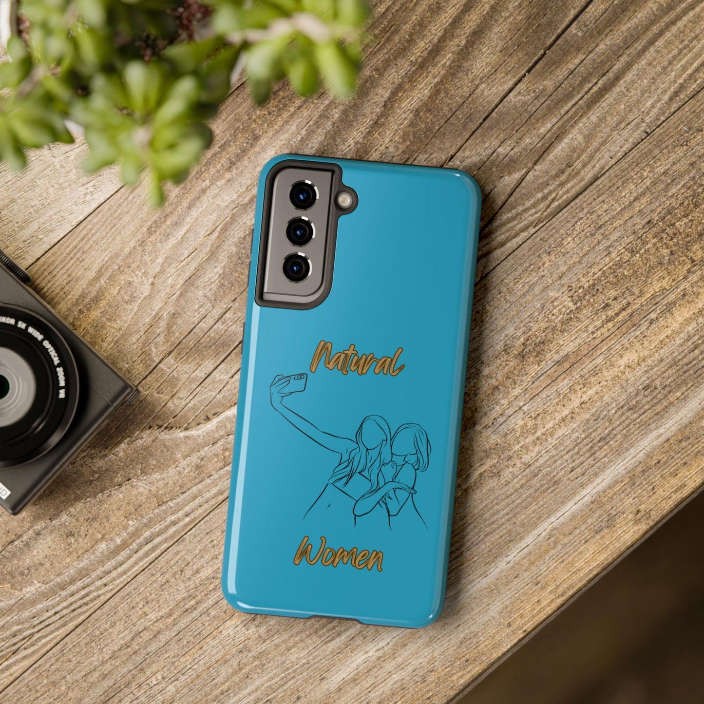 Natural Woman Friends Selfie (BL)Tough Phone Cases TURQOISE