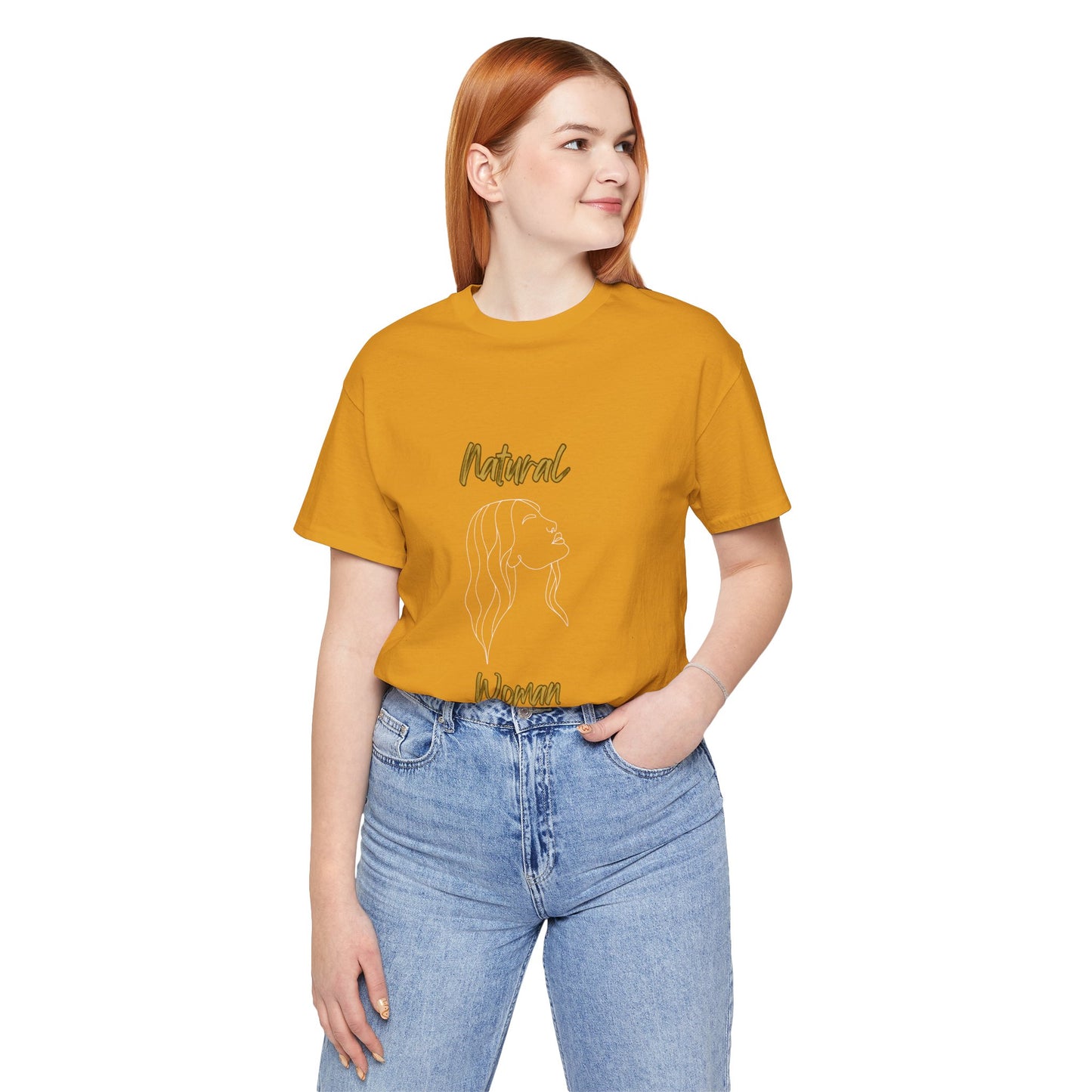 Natural Woman Breeze on Face (WL) Short Sleeve T-Shirt