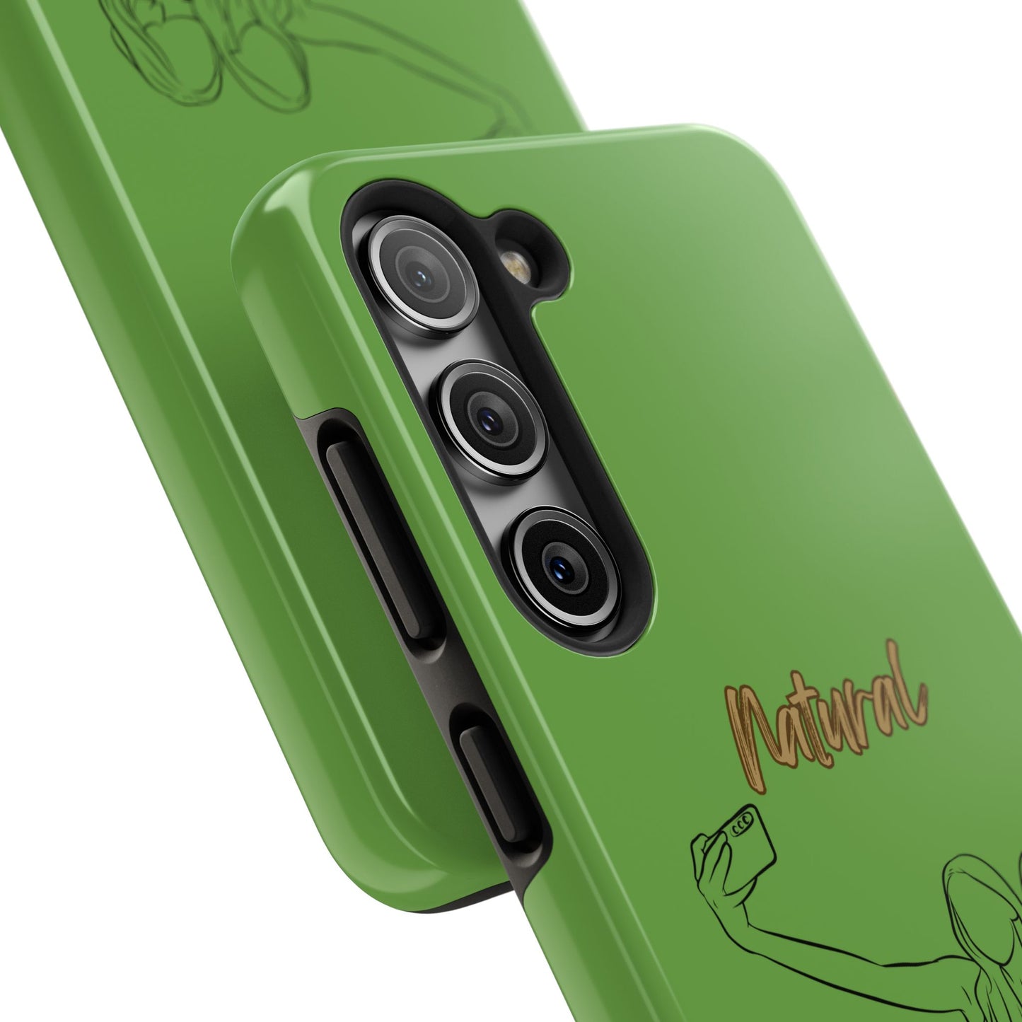 Natural Woman Friends Selfie (BL)Tough Phone Cases GREEN