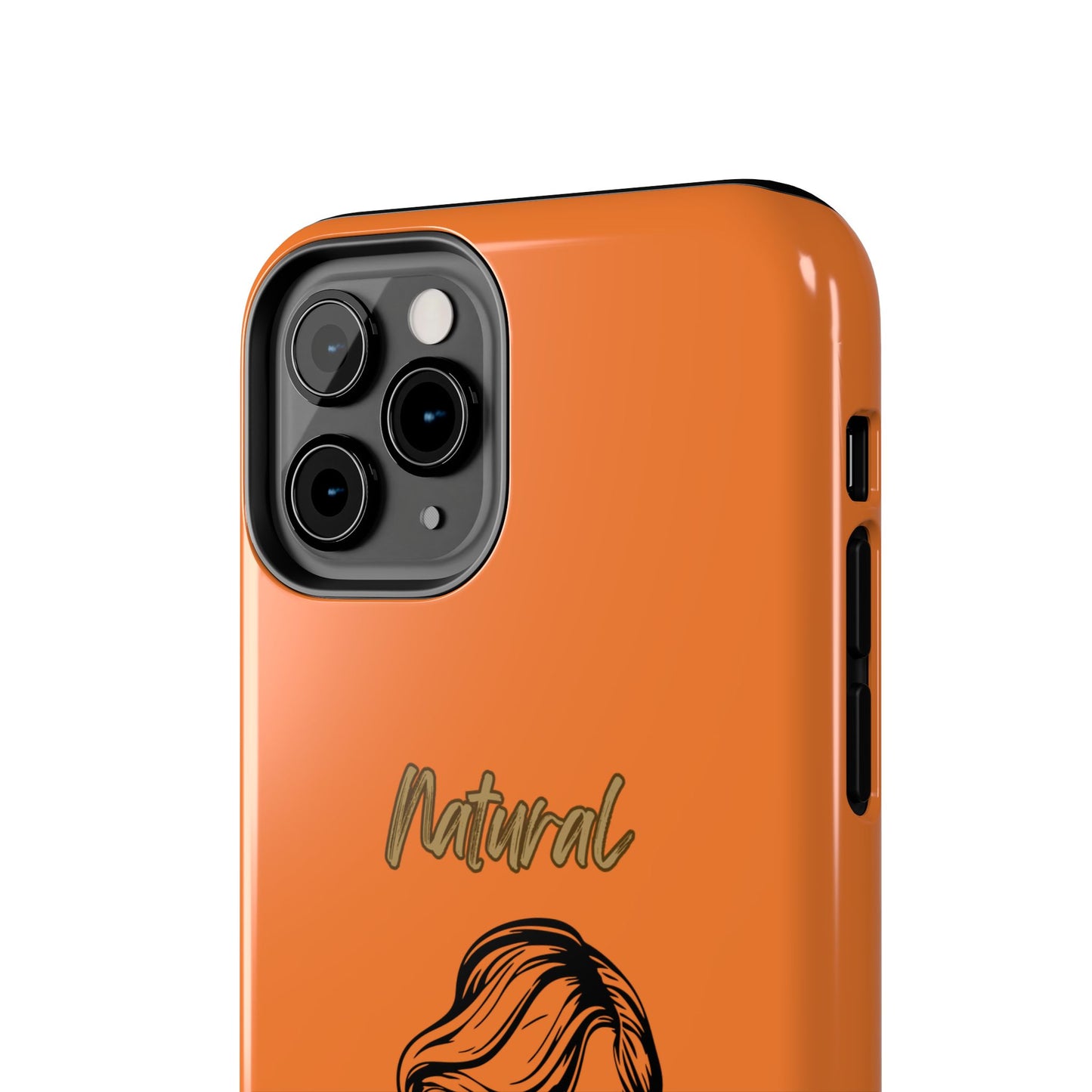 Natural Woman Long Curl (BL)Tough Phone Cases CRUSTA
