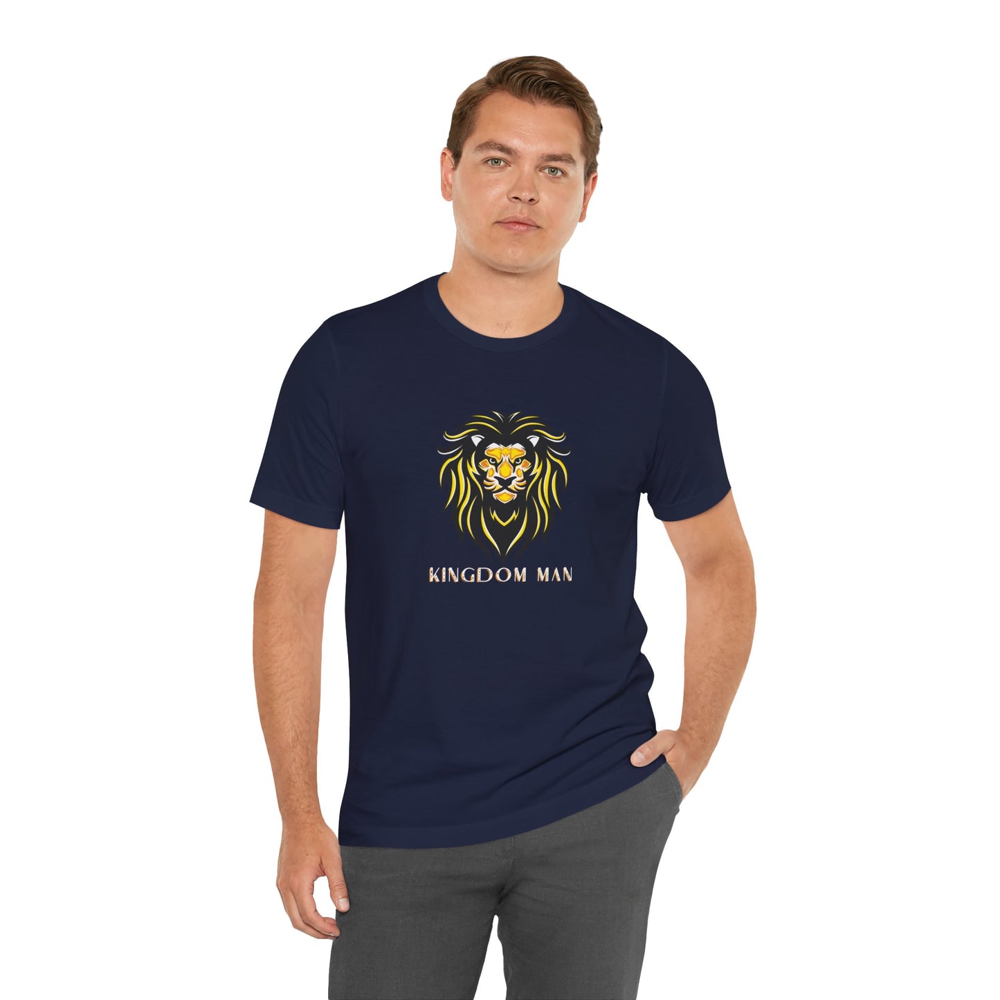 Kingdom Man (White/Gold) Short Sleeve T-Shirt