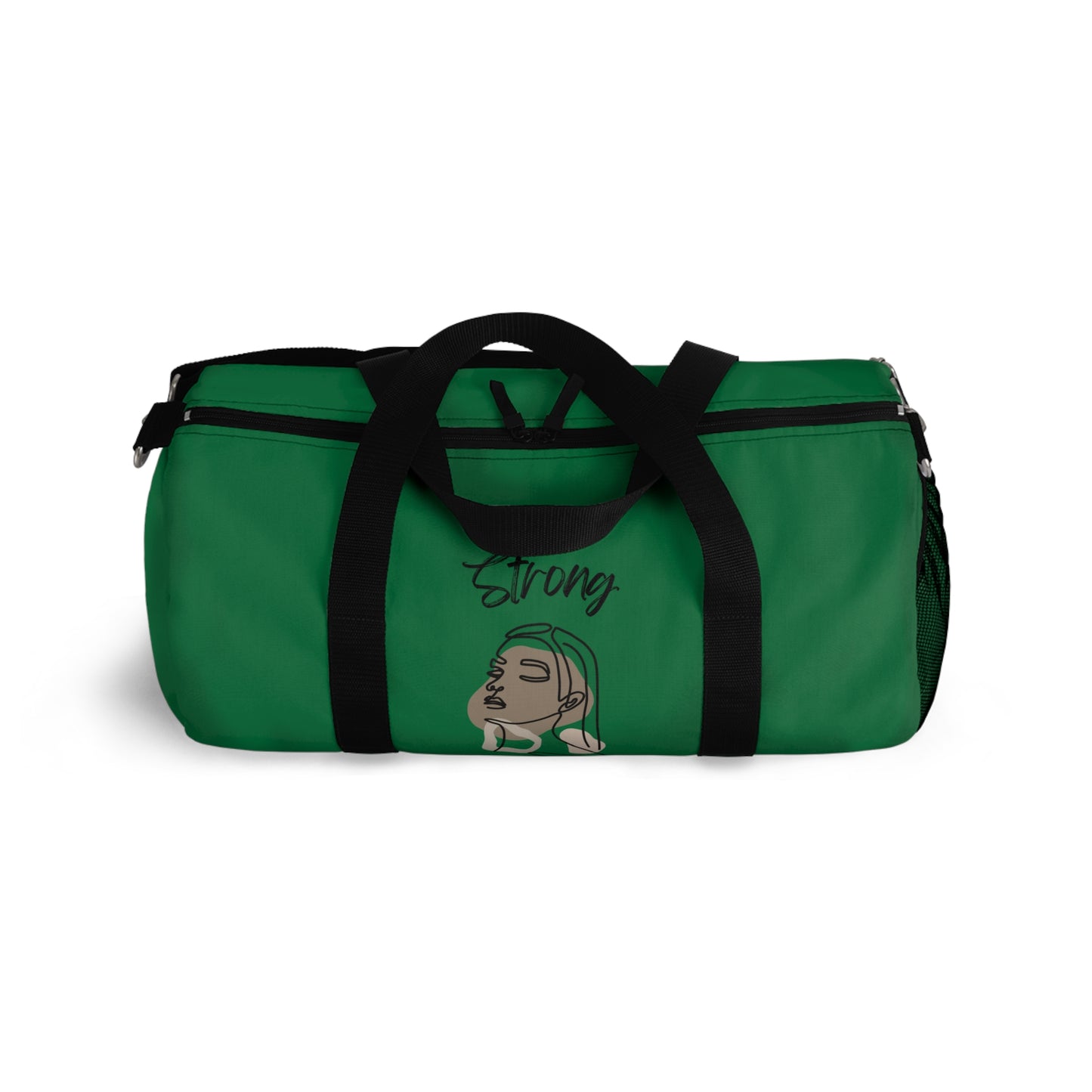 Strong Momma (BL) Duffel Bag DARK GREEN