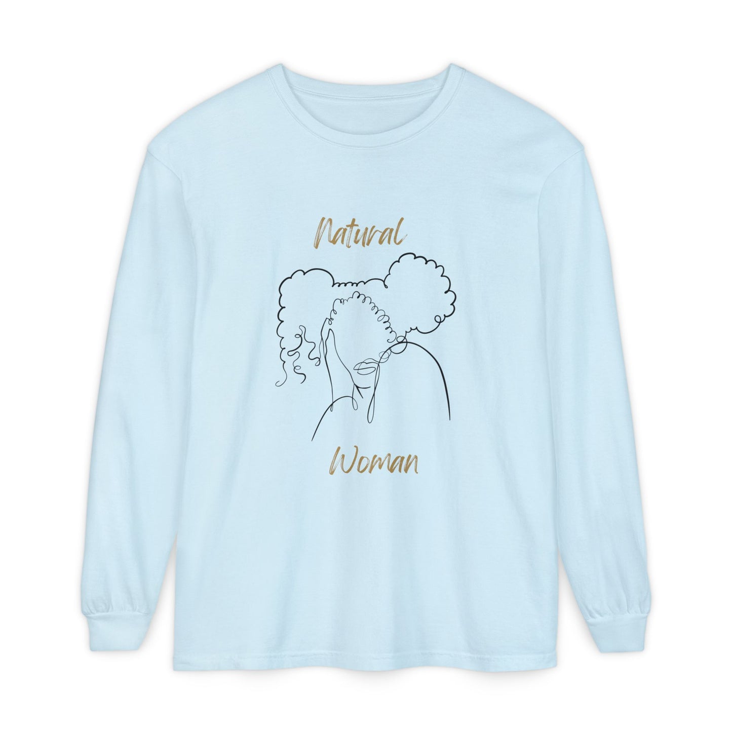 Natural Woman Twin Puffs (BL) Long Sleeve T-Shirt