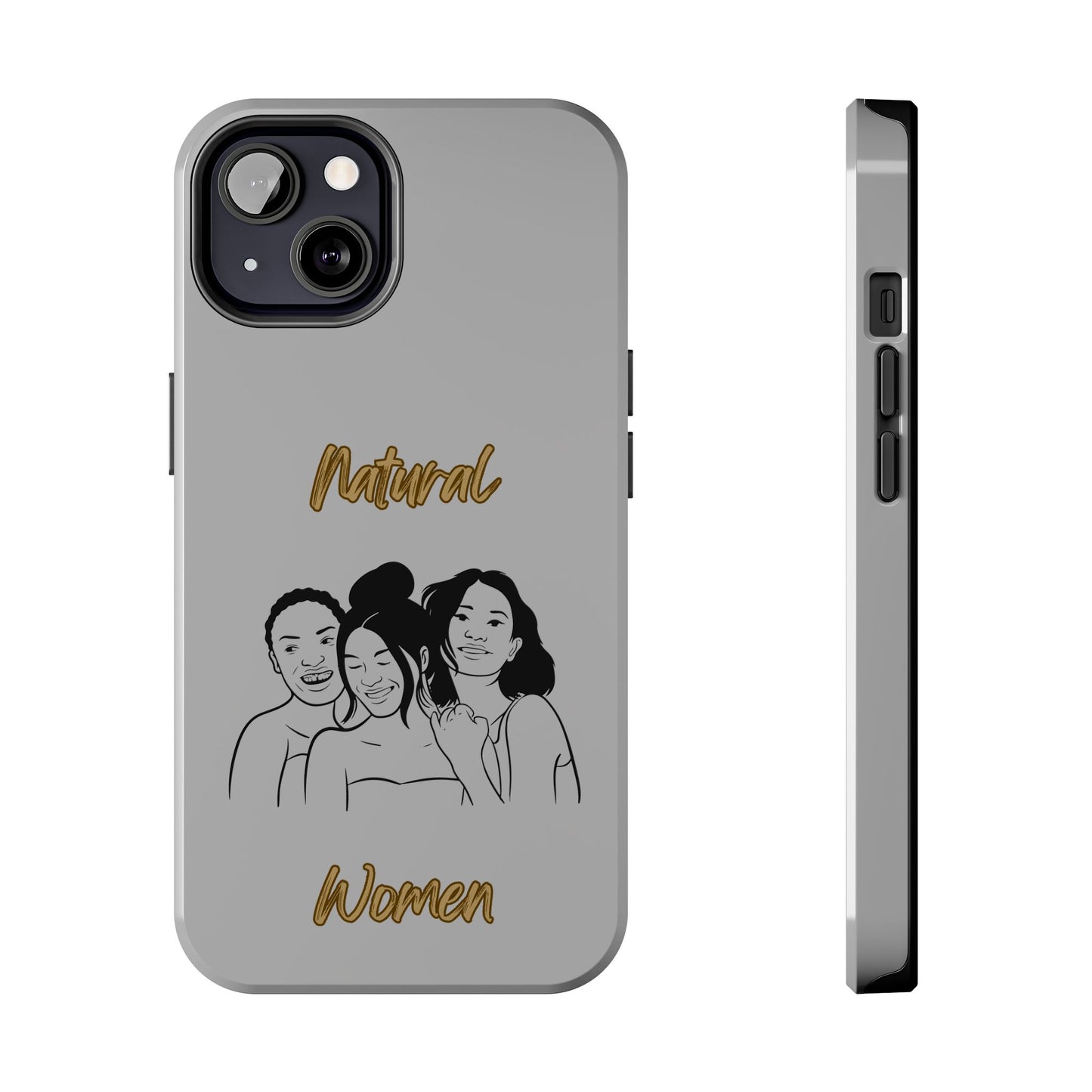 Natural Women Laughing Friends (BL)Tough Phone Cases LIGHT GREY