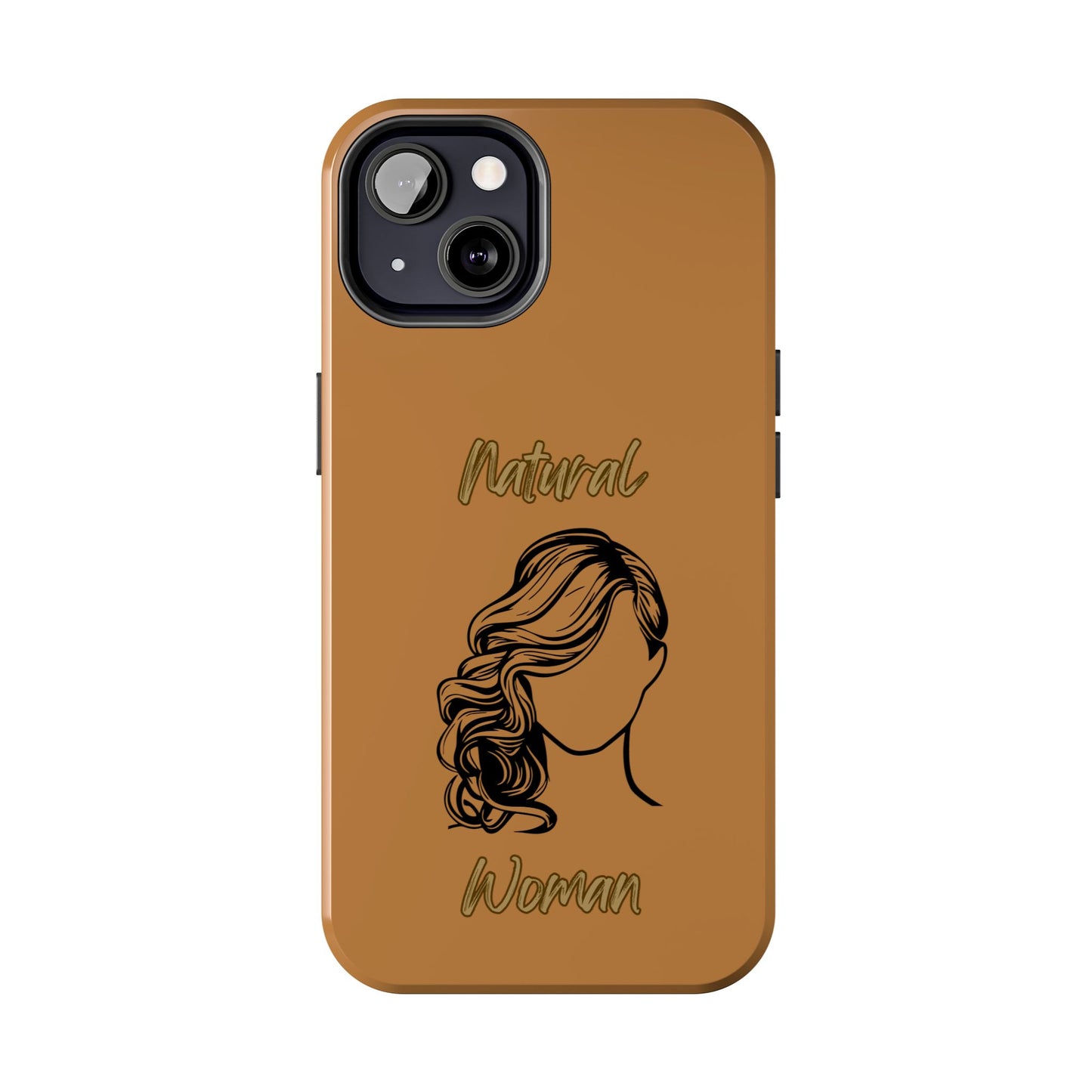 Natural Woman Long Curl (BL)Tough Phone Cases LIGHT BROWN