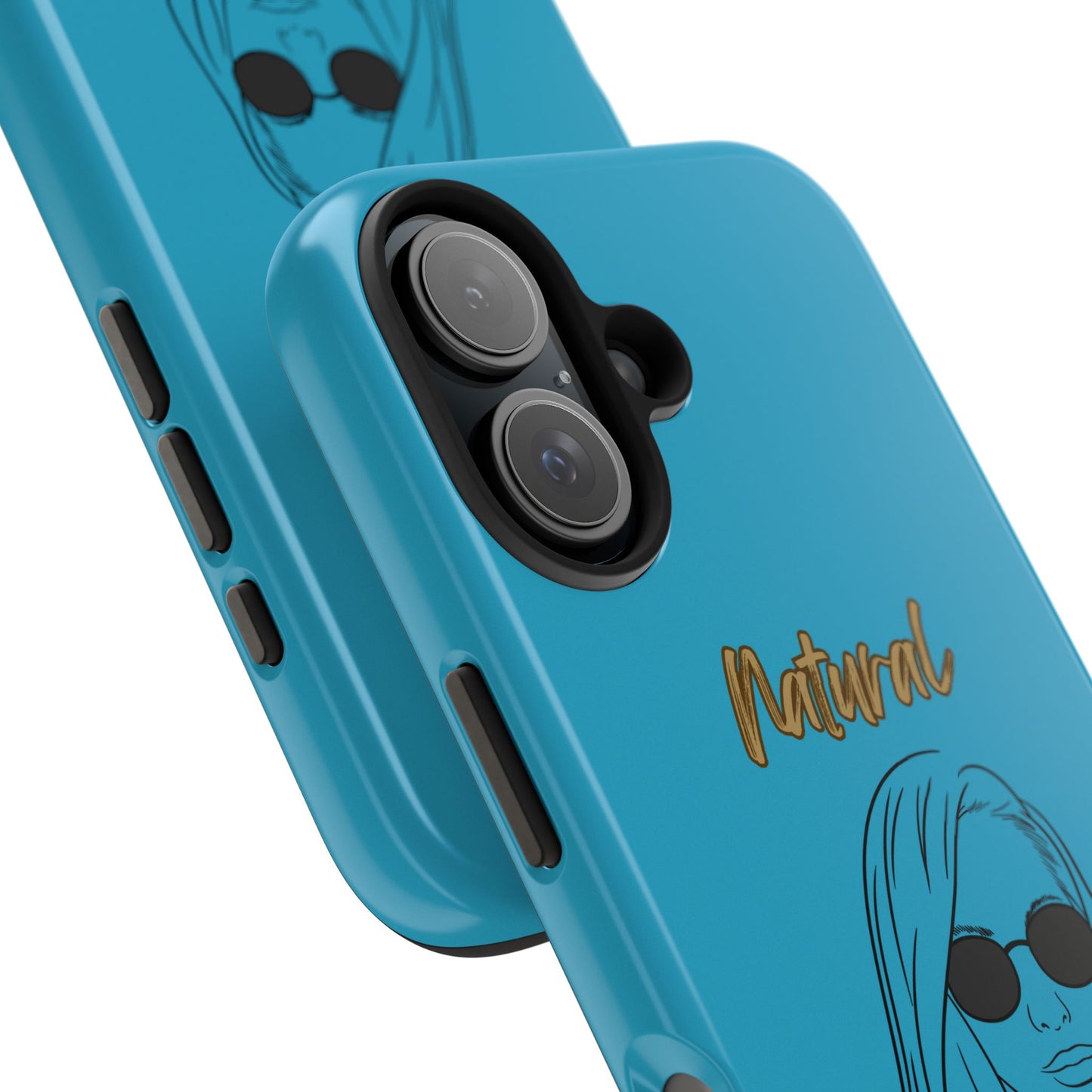 Natural Woman Shades (BL)Tough Phone Cases TURQUOISE
