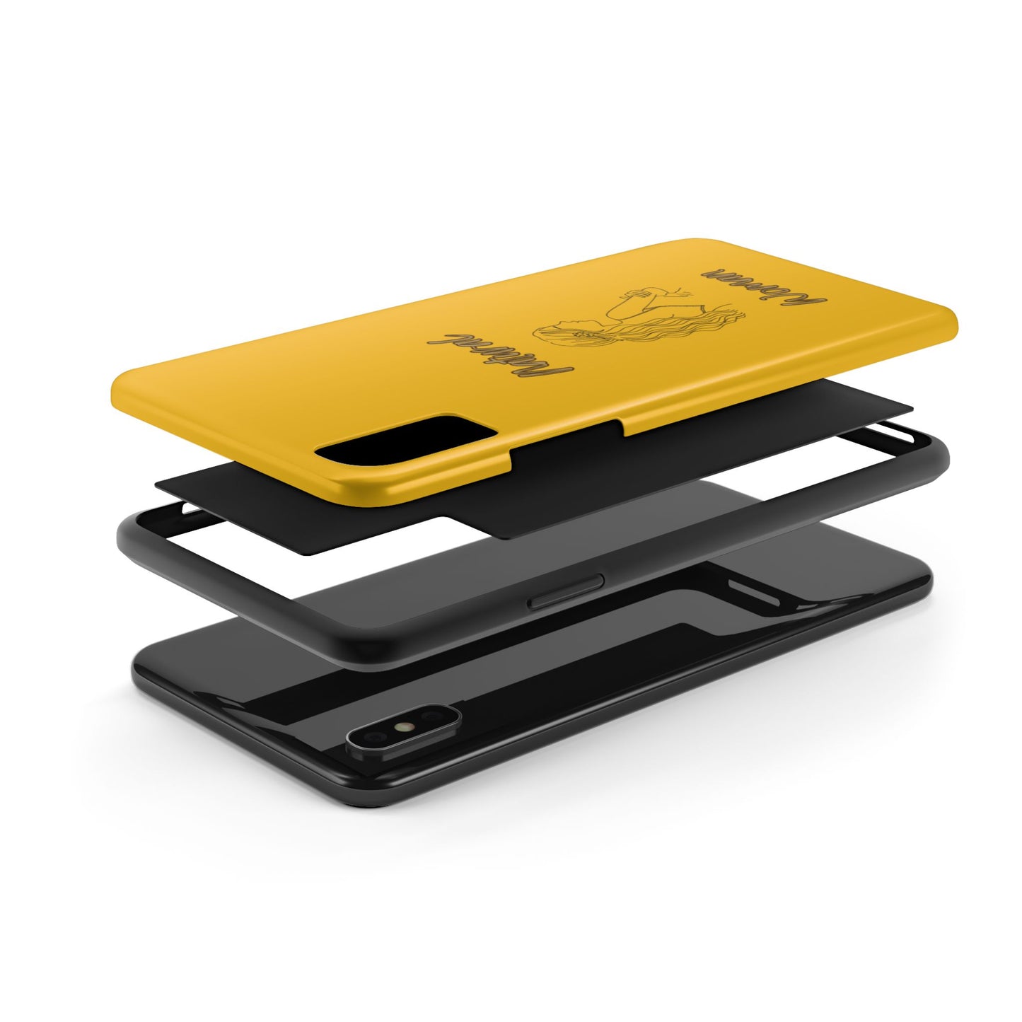 Natural Woman Young Woman (BL)Tough Phone Cases YELLOW