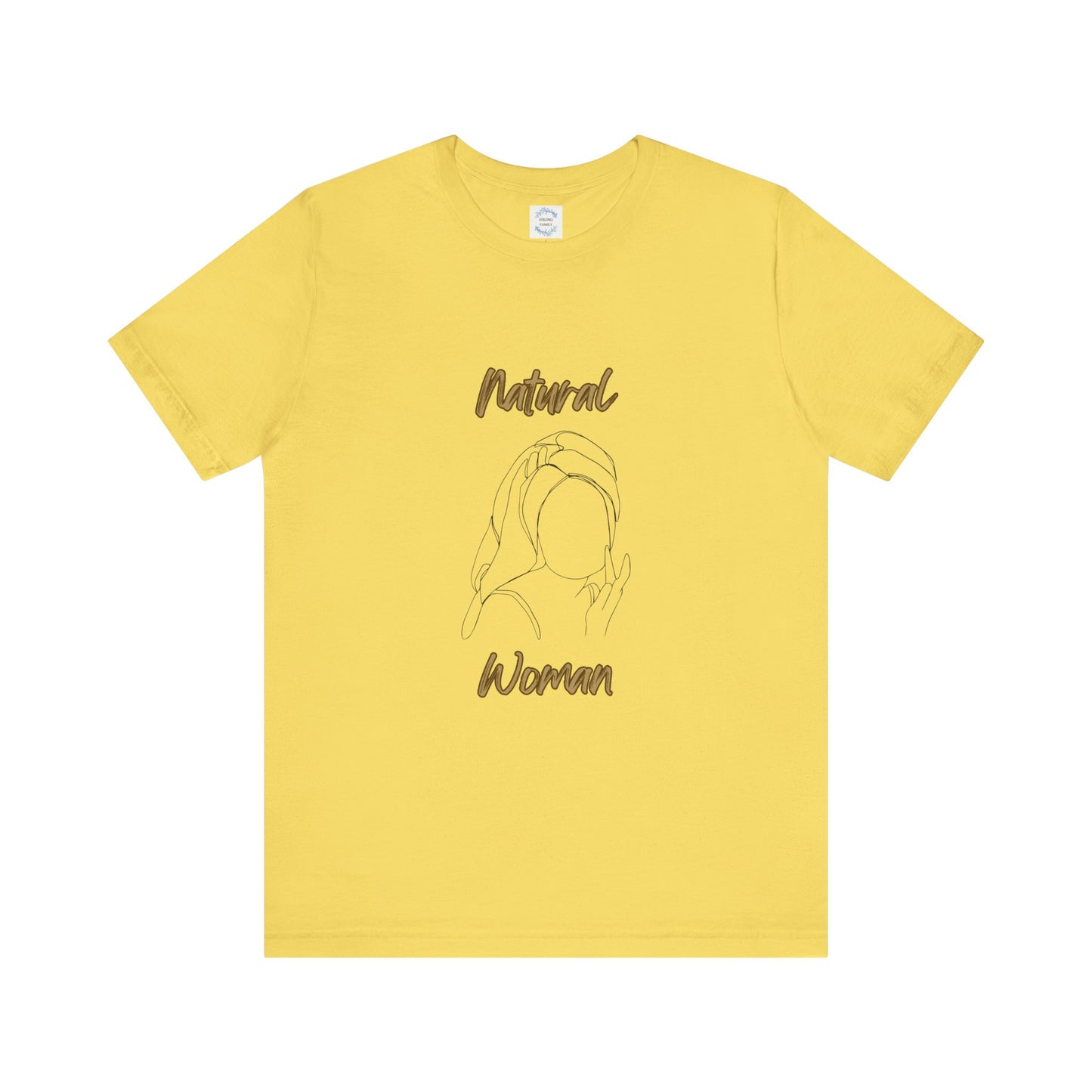 Natural Woman Towel Wrapped (BL) Short Sleeve T-Shirt
