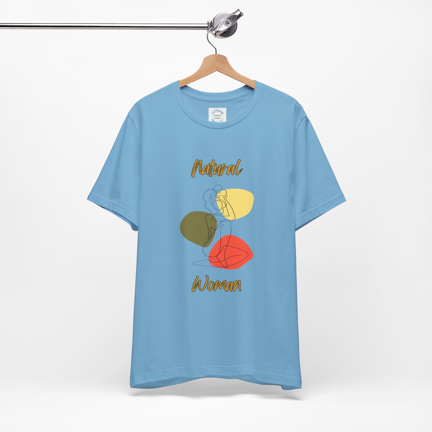 Natural Woman Colorful Pose (BL) Short Sleeve T-Shirt