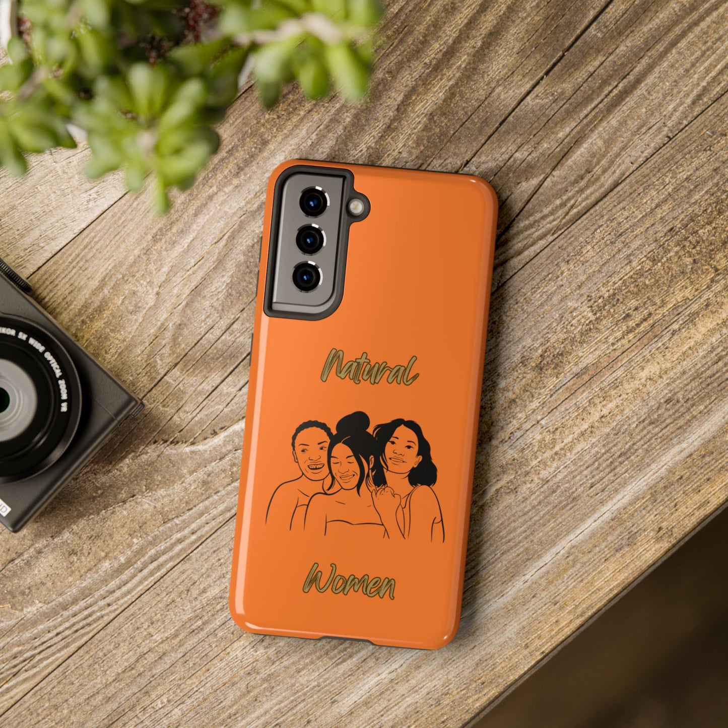 Natural Women Laughing Friends (BL)Tough Phone Cases CRUSTA