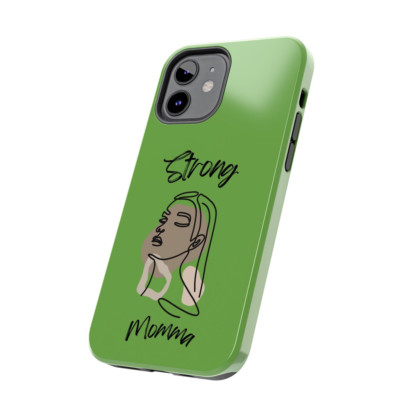 STRONG MOMMA Samsung Galaxy Tough Phone Cases (BL) Green
