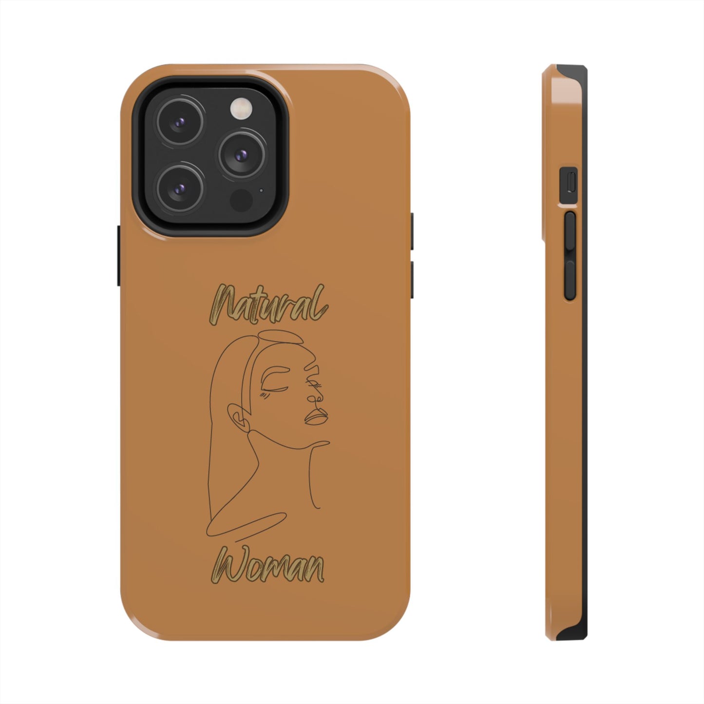 Natural Woman Calm (BL) Tough Phone Cases LIGHT BROWN
